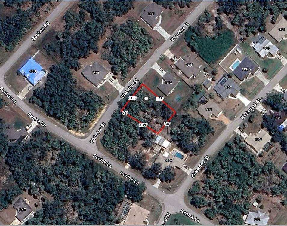Oversized building lot in the growing City of North Port. Three minutes drive to Atwater Elementary School and Atwater Community Park. Highly rated Sarasota County Public Schools. . Seven minutes to Publix Shopping Plaza with it's shops and restaurants. Ten minutes to I-75. Ten minutes to US 41 Tamiami Trail. Not in a flood zone.