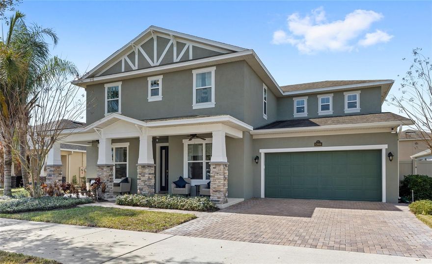 Located in the desirable Sawgrass Reserve community, this 2016 residence built by AVEX Homes was originally showcased as the neighborhood’s model home, used to introduce and market the community during its development. As the original model, the home features thoughtful design elements and has been meticulously maintained by its one and only owner since it was built.
The kitchen is designed for both everyday living and entertaining, featuring an oversized island, upgraded cabinetry, and stainless steel appliances. The primary suite is conveniently located on the first floor, thoughtfully positioned to create a private and comfortable retreat within the home.
Upstairs features a versatile loft that functions as a secondary living area, along with additional bedrooms and a convenient Jack & Jill bathroom layout, creating a functional and flexible second floor living space.
The property also includes solar panels for added energy efficiency and a backyard that captures beautiful Florida sunset views, creating the perfect setting to unwind at the end of the day. Residents of Sawgrass Reserve enjoy low HOA fees and community amenities.
Ideally positioned near the highly sought after Lake Nona area with convenient access to both Florida State Road 417 and Florida’s Turnpike, offering seamless connectivity to shopping, dining, major employment hubs, and located less than 20 minutes from Orlando International Airport!