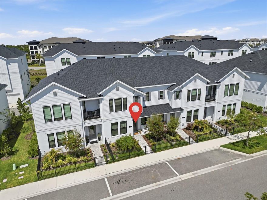 Better than new and beautifully upgraded, this stunning townhouse offers the perfect blend of style, comfort, and location. Featuring wide-open living spaces and sophisticated designer finishes throughout, this home is truly moved-in ready.
The gourmet kitchen is the heart of the home, showcasing elegant quartz countertops, solid wood white cabinetry, stainless steel appliances, and a butler’s pantry complete with a wine refrigerator. Beachwood laminate flooring flows throughout the main living areas, complemented by custom wood accent walls that add warmth and character.
The two and a half garage is fully finished and thoughtfully designed with custom built-in cabinets and benches for added storage and functionality.
Upstairs, the spacious Owner’s Retreat features an expansive and natural light walk-in closet and a spa-inspired bathroom with a luxurious Super Shower. A versatile loft and two additional bedrooms with walking closets provide flexible space for guests.
Emera Landing offers resort-style living with amenities including a lakeside pool, fire pit, pickleball courts, and a waterfront dog park.
Ideally located near the vibrant Waterside Place in Lakewood Ranch, you’ll love morning walks by the water, coffee at local cafés, boutique shopping, and year-round events; all just minutes from your doorstep.