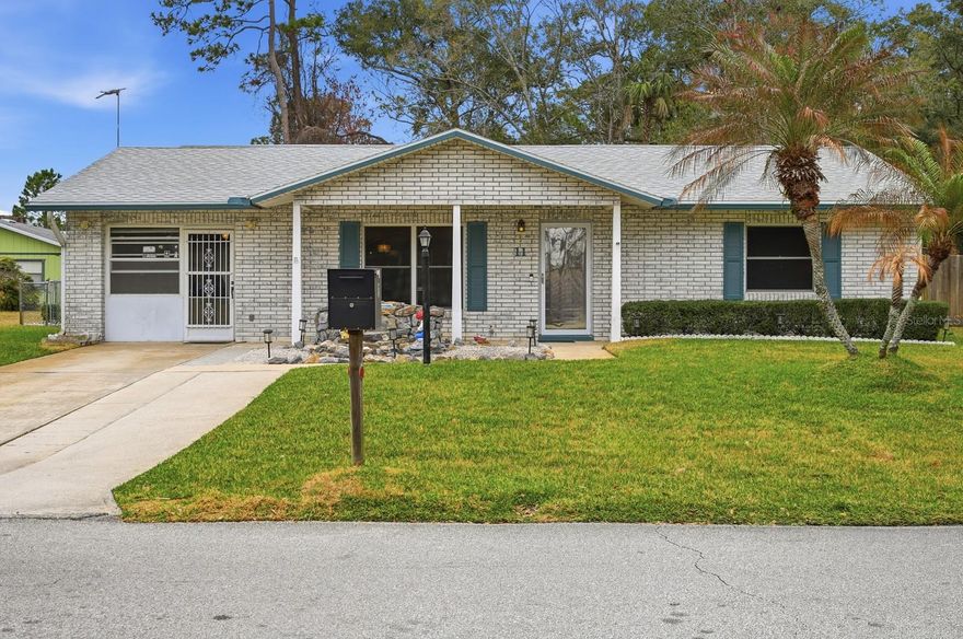 Welcome to this well-maintained home in the heart of Edgewater. This property has been proudly owned and lovingly cared for by the same owners for over 40 years! This charming 2-bedroom, 2-bath residence offers and oversized Florida room and a versatile bonus room that can easily function as a third bedroom, home office, or flex space to suit your needs. Enjoy the added living space of the oversized Florida room, perfect for relaxing or entertaining year-round, along with a fully fenced backyard ideal for pets, play, or private outdoor gatherings. The large shed is great for DIYers and storage. Ideally located near community parks, shopping, and everyday conveniences, this home offers comfort, flexibility, and a great location all in one. Schedule your private tour today and come see all the potential this wonderful property has is amazing