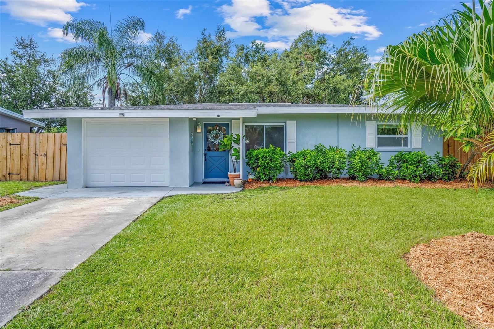 The home you’ve been waiting for is finally here! This updated 2-bedroom, 1-bathroom solid block home with a versatile bonus room is ideally located in unincorporated Seminole, high and dry in Flood Zone X and in a non-evacuation zone—no flood insurance required. Step inside to a light-filled, open layout that feels warm and welcoming. The bright kitchen is the heart of the home, featuring gorgeous quartz countertops, updated soft-close cabinets (2022), stainless steel appliances (2022), and a movable island that adds extra prep space and flexibility—ideal for cooking, entertaining, or casual meals. The home has been thoughtfully updated with vinyl plank flooring throughout (2022) and includes a spacious laundry/utility room offering both functionality and storage. The bonus room is perfect as an office, guest room, gym, or creative space—and includes its own walk-in closet. Step outside to your private backyard retreat, complete with mature landscaping, oak trees for shade, a large patio area for relaxing or entertaining, and an anchored storage shed. There’s even room for RV or boat parking behind the fence—ideal for Florida living. You’ll love the incredible storage in this home: two hallway linen closets, a dedicated utility/laundry room, the shed, and that walk-in bonus room closet all make this 2-bedroom, 1-bath live much larger than expected. Major updates include roof (2019), A/C (2022), kitchen renovation (2022), vinyl plank flooring (2022), and shallow well pump (2022). All this, just minutes from Madeira Beach, downtown St. Pete, and close to top-rated shopping, dining, and entertainment. This move-in ready gem is a rare find—schedule your private showing today!