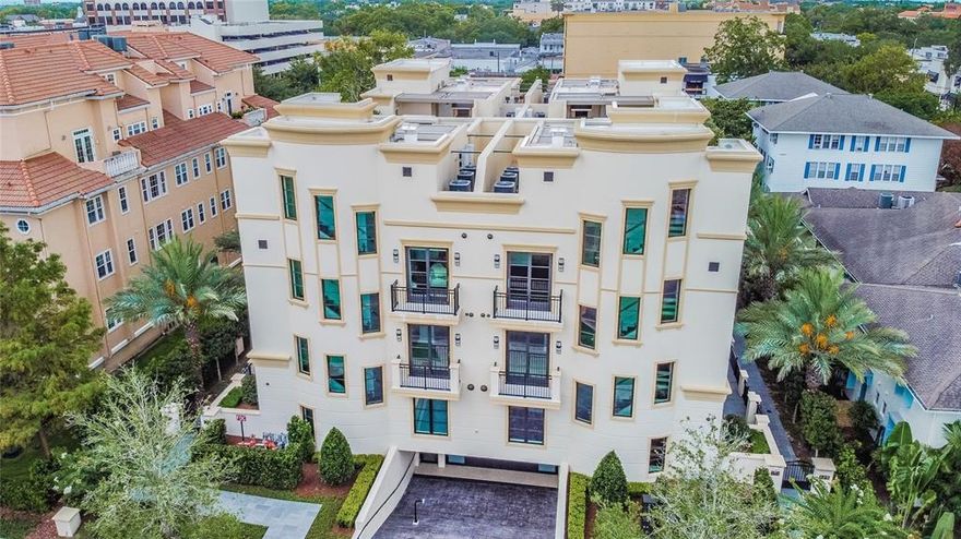 Seize this rare opportunity to live in an exquisite downtown Winter Park residence that is luxury living at its finest. Welcome home to this elegant and chic three-story townhome that is bathed in an abundance of natural light throughout. Each floor of this townhome is accessible with a private elevator from the underground garage to the amazing rooftop terrace. This home features a designer-curated beautiful and fully furnished interior throughout. Wonderful functional living that is private and convenient. Many upgrades, including a Lutron lighting system with quiet electronic shades and functions that are programmable from day to night and while you are away. The entire home is wired for sound and controlled by the Control4 system. Upon entering through the gate, you are greeted with a wonderfully spacious and private front patio, continue through the double-frosted glass front doors that offer privacy while allowing light in. The first main level offers a spacious living room and a dining room that graciously flows into the state-of-the-art kitchen that includes high-end appliances, a natural gas five-burner Wolf cooktop, a full wine beverage cooler and a large island with seating and solid wood custom cabinetry. The charming morning room is adjacent to the kitchen to stream your favorite new series, have a cup of coffee or a cocktail at the end of the day! The second level is dedicated to the private master suite with a soothing bedroom, a walk-in shower, double sinks, an automatic Toto Washlet in the separate water closet, a large vanity with great storage and a huge master closet. This level also has a great space for a media room, a gym or office. The washer and dryer are housed on this level. The third level treats you to the two lovely guest bedrooms each with its own separate bath and walk in closets and its own living/television/reading room. The rooftop terrace is an entertainer’s delight with an outdoor kitchen, terrific fireplace and can be totally uncovered or close the louvers to cover a portion of the patio to protect you from the sun rays or a rainy day. The terrace is served by its own powder room. The oversized two-car garage is located underground and accessed through a gated entrance and includes guest parking spaces and a huge storage closet. This exquisite residence is steps away from culinary experiences and exclusive shops! An elegant home to simply lock and leave for a carefree time whether walking to the avenue for dinner, or for a short or longer period of time away. You will so enjoy living here! Call me to schedule your private showing! Room Feature: Linen Closet In Bath (Bedroom 2). Room Feature: Linen Closet In Bath (Bedroom 3).