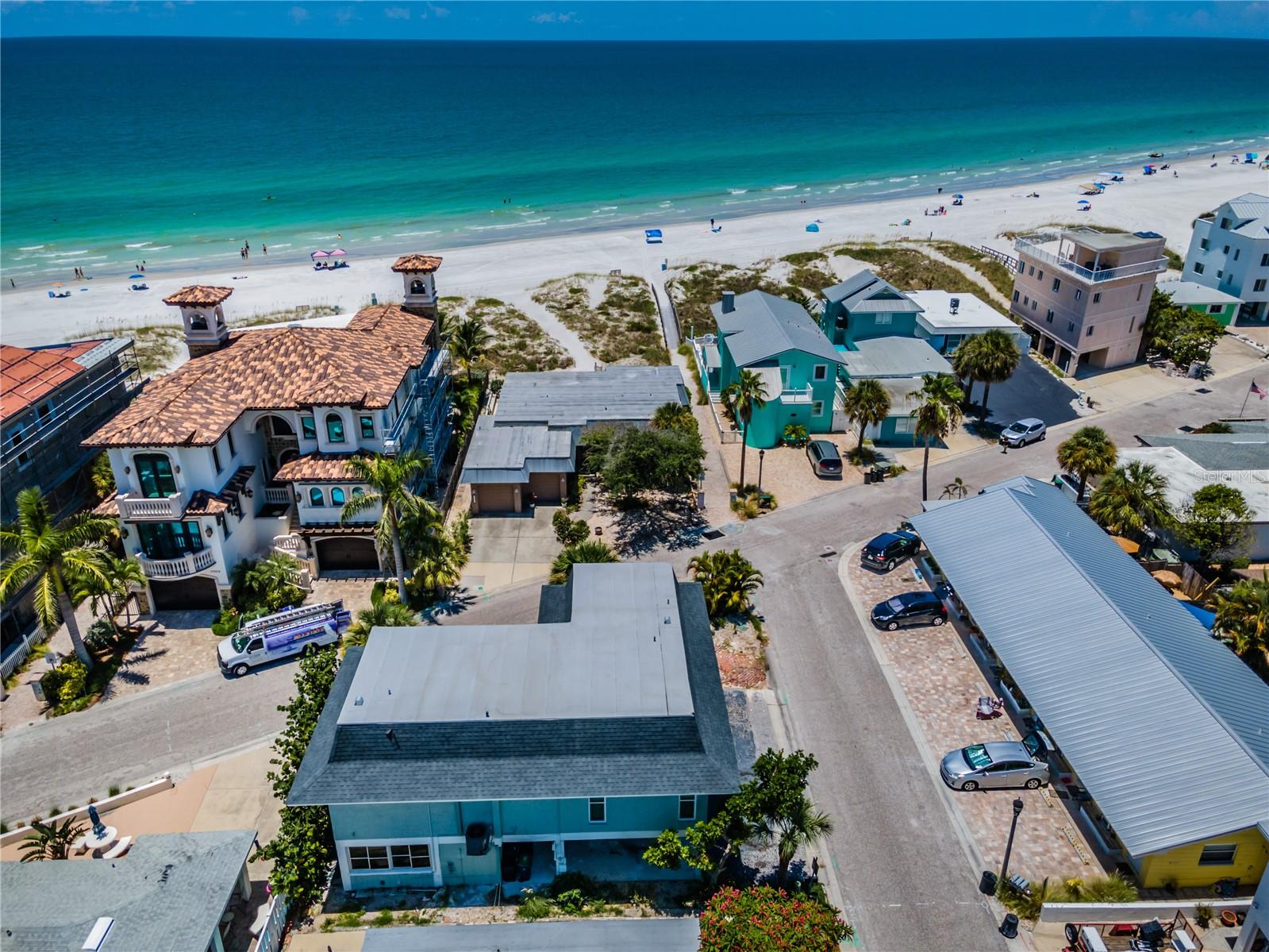 AVAILABLE FOR LONG TERM RENTAL STARTING MARCH 2, 2025.
Experience coastal living at its finest at High Tides Beach House.
Short term and long term options available. Nestled just a brief
15-second walk from the pristine sands of Redington Shores and the
gentle embrace of the Gulf of Mexico's waves, our freshly renovated
and furnished beach cottage is the ideal retreat for those seeking a
blend of relaxation and adventure. Whether you're considering a short
seaside escapade or a more extended stay, our home is designed to
cater to your every need. The house showcases a thoughtful layout,
seamlessly combining modern amenities with the warmth of a beachside
home. Accommodating our guests, our 2-bedroom, 1-bath unit offers a
King bed in the Primary bedroom, a unique bunk - Queen below and Twin
above in the second bedroom, and a Queen Sleeper sofa in the living
room. A spacious kitchen, equipped with counter seating, is stocked
with everything you need. The living area extends out to a balcony,
the perfect vantage point to witness nature's captivating sunset
spectacles. For added convenience, the bathroom, featuring a
shower/tub combo, can be accessed both from the hallway and the
Primary bedroom. Outside there is a shared space for grilling and
ample covered parking. Beyond the comforts of the home, the location
promises tranquillity on an uncrowded stretch of white sandy beach.
Dining and entertainment are just a short walk away, while a trove of
attractions like Johns Pass, Treasure Island, St Pete Beach, Downtown
St. Pete, and Tampa are within a short drive or trolley ride.