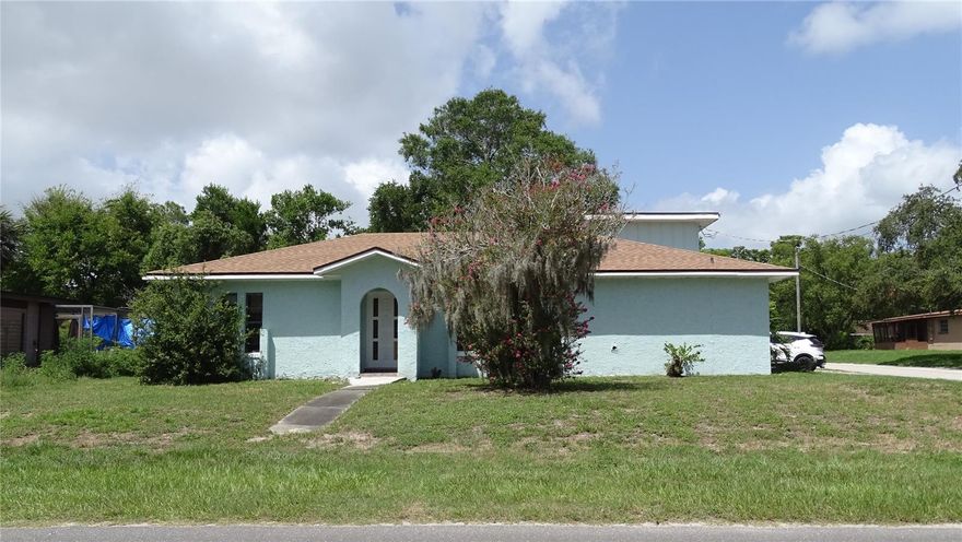 This is a nice 3 bedroom with 3 bathroom pool home. Newly painted exterior and roof has been replaced 2 years ago. Property needs some TLC.
