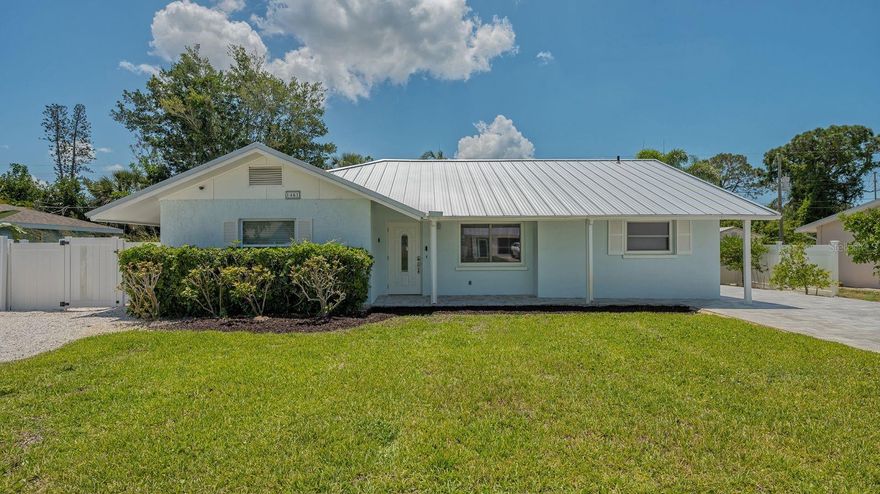 Nestled within the serene landscape of South Venice, this meticulously maintained 3-bedroom, 2-bathroom residence offers 1,799 heated square feet of refined living space, being offered fully furnished and move-in ready! The built-in bar is an entertainer's dream. Highlighted by a seamless metal roof (2021), hurricane impact windows and doors, and a recently serviced septic tank. The outdoor oasis beckons with a heated pool, new pool pump, and newer pool heater (2019), and with the option for HOA membership and access to the South Venice Ferry, along with the ability to use the community boat ramp. Boasting extra space for boat/RV parking, and a beautiful paver driveway. This property presents the ideal opportunity to embrace the quintessential Florida lifestyle with unparalleled ease and flexibility. Whether you're looking for a new home, a vacation home, or an investment property, this house is perfect for you!