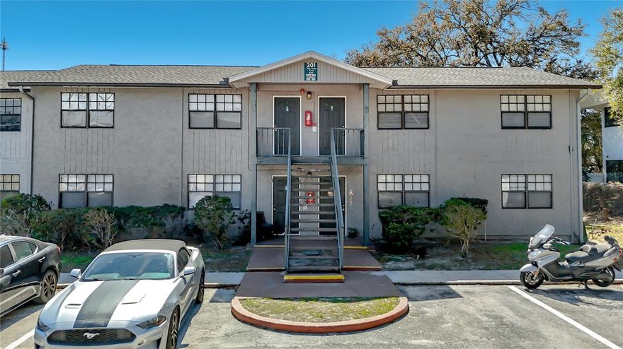 Discover this charming 2 bedroom, 1 bathroom condo perfectly located in the heart of Tampa. Immaculately maintained and move-in ready, this home is ideal for first time buyers, anyone looking for a fresh start, or savvy investors seeking a great rental opportunity. *NEW AC 2025*

Step inside to find a bright and welcoming living area with beautiful newer laminate flooring, perfect for relaxing or entertaining. The kitchen features durable tile flooring and a functional layout ready for your culinary touch. Down the short hallway, you’ll find two comfortable bedrooms and a well kept bathroom. 

Enjoy scenic views right from your living room or bedroom windows, adding a peaceful touch to everyday living. The backyard also features a new deck.

This is a second story condo, so no noises from upstairs neighbors. As part of the Grand Reserve Condo Association, residents enjoy well maintained grounds, safe walking paths, and access to a variety of community amenities that enhance both comfort and lifestyle. Located just minutes from USF, Busch Gardens and downtown Tampa!