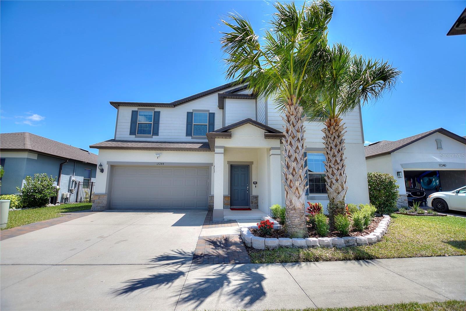 *RARE FIND* Newer POOL home in Seranoa Village on Goldcrest Loop in Clermont. This home has 4 large bedrooms and 2 and 1 half baths with a backyard pool paradise. The stylish kitchen has granite counter tops, a wine rack, wine fridge and a breakfast nook. The screened pool has ultimate privacy with curtains and no rear neighbor. Lawncare, pest control, and pool service included. When you're not lounging by the pool, there's an office on the first floor and loft on the second floor. Call your real estate agent today!