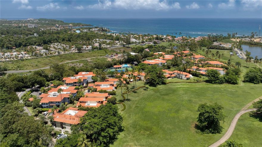***SOLD*** 21 The Greens effortlessly blends indoor and outdoor living spaces inside the gated community of the prestigious Ritz Carlton Reserve, Dorado Beach Resort. The home’s central layout places great importance on the home’s kitchen, living room, and outdoor terrace, focusing the attention on these spaces as the heart of the home. While the interior gives off a beach villa, Puerto Rico tropical vibe, modern aspects of the home include Sonos surround sound, and a complete “smart home” integration of multiple pods throughout the abode that control the thermostats. Complete with two master bedrooms, two and a half bathrooms (including an infrared sauna), and two walk-in closets, this tranquil retreat boasts 2,696 Sq. Ft. with lush views of the golf course. Each bedroom is en suite, making it ideal for a small family or for hosting guests. The home is equipped with a Tesla Power for backup power in the event of blackouts. There are two parking spaces and an additional locked golf cart garage. The Greens is a secluded development of only thirty-six residences within Dorado Beach’s 1,400 acres of natural landscaping on Puerto Rico’s northern coast. Only a 60-second golf cart ride from the beach and Sunset Point, it is seamlessly nestled along the scenic West Golf Course, offering residents the ultimate in privacy, location and tranquility. Its close proximity to the beach, 3 world-class TPC golf courses, and other resort amenities affords residents, and their guests alike, to enjoy a lifestyle unique to Dorado Beach. Monthly HOA: $722.70.