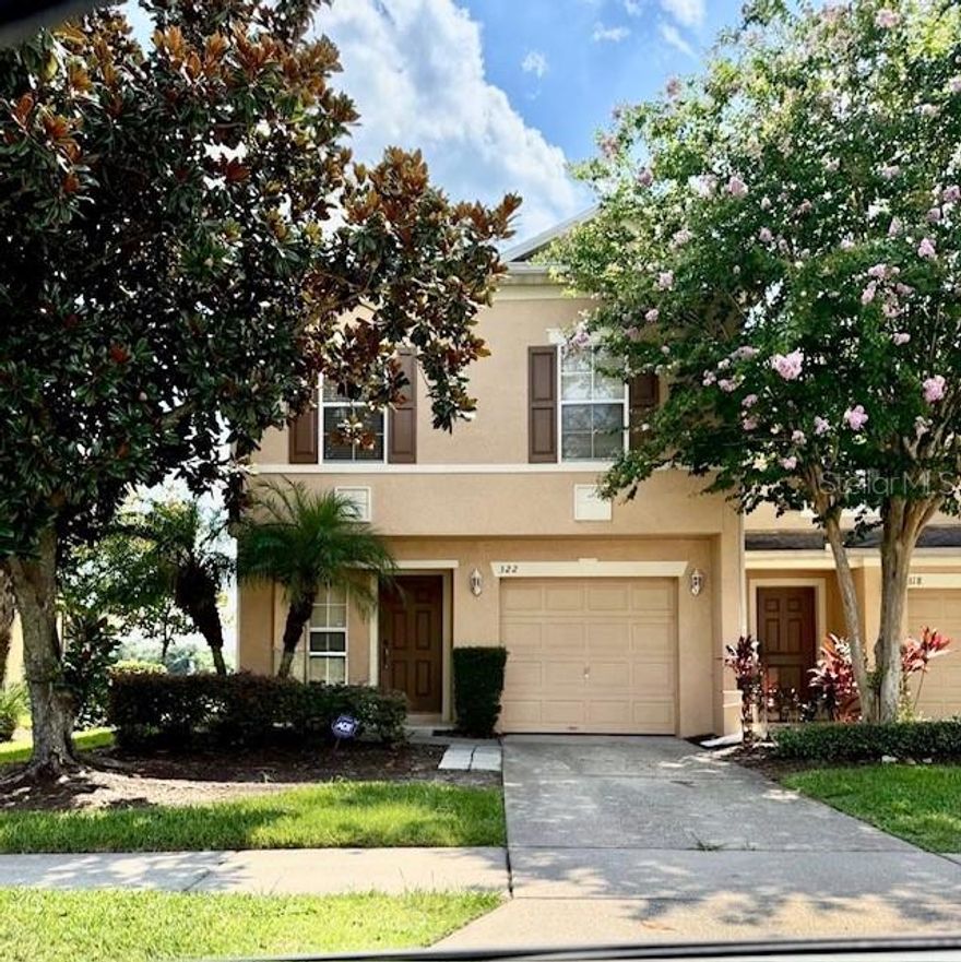 Large and spacious 3 bedrooms, 2.5 bath, corner unit, one car garage, tile on the first floor, new carpet on the second floor, washer and dryer and water included, living room overlooks the pond view, gated community with a community pool and playground. Easy access to the airport, train station and major highways.