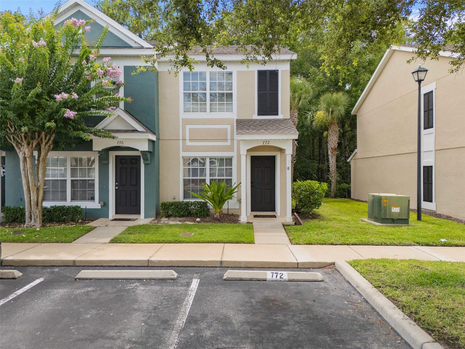 Experience peace and tranquility in this meticulously maintained townhome in Sanford. The property features a generous open floor plan that combines a spacious living and dining area. On the first floor, you'll find an oversized half bath and a very spacious kitchen equipped with updated GE appliances, including a refrigerator, stove, dishwasher, and microwave, all purchased in 2023. The home boasts luxury vinyl flooring throughout. This townhome includes two generous master bedrooms, each accompanied by welcoming full bathrooms with cozy upgraded finishes. An upstairs laundry closet with a washer and dryer adds to the convenience, and there is a nearby linen closet for extra storage. The location is ideal, with easy access to major highways and nearby shopping and dining options. The property is situated within A-rated school zones, and nature activities are in close proximity.