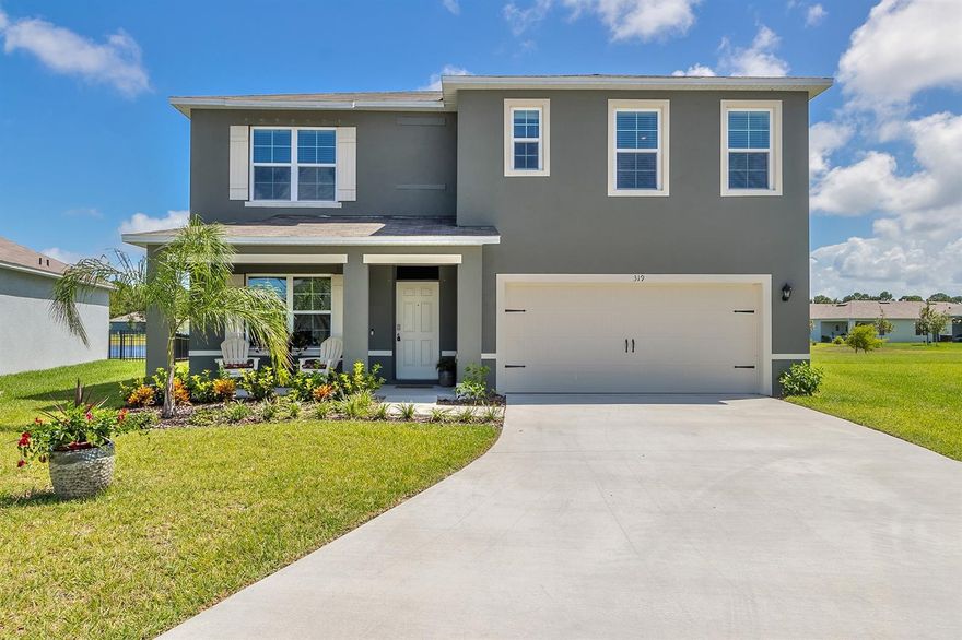 Location is everything. Considered by many as the best lot, this like new 5 bedroom 3 bathroom home sits at the end of a large cu de sac, centered of the largest part of the lake. Upgraded with new quartz counters, stainless appliances, and irrigation in both front and back yards are just a few of this homes amazing offerings. A true must see. Move in ready. All information is intended to be accurate but is not guaranteed ;Water: City