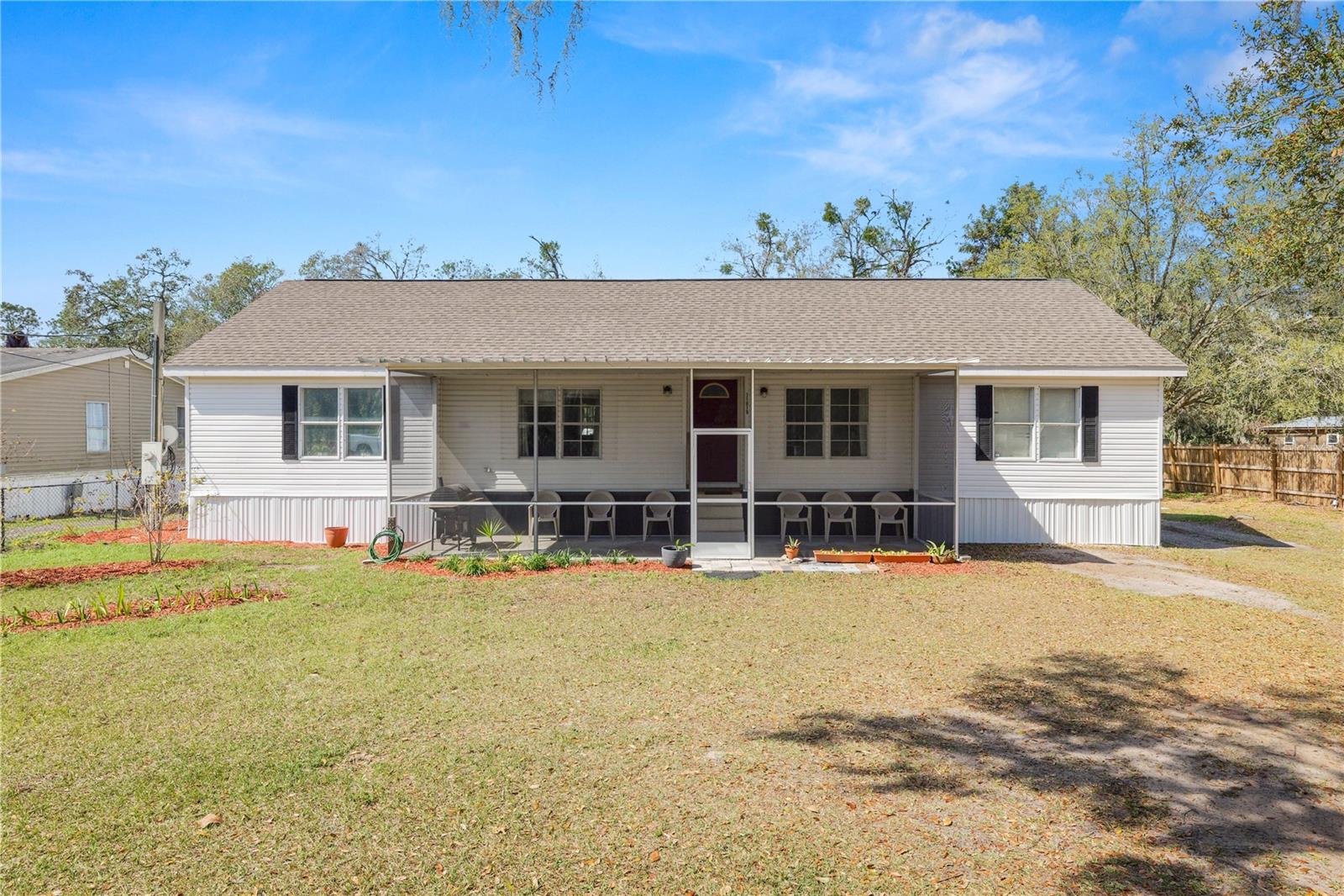Charming 3-Bedroom, 2-Bathroom Manufactured Home on Spacious Lot in Gibsonton, FL This well-maintained (updated) manufactured home offers comfortable living with 3 bedrooms and 2 bathrooms, providing ample space for a growing family. The home spans approximately 1,611 square feet and sits on a generous 0.52-acre lot, offering both privacy and room to enjoy outdoor activities. Outside, you’ll find a large yard with endless possibilities for landscaping, gardening, or building additional structures. Whether you're relaxing in the peaceful surroundings or hosting outdoor gatherings, the property is designed to suit various lifestyles. Conveniently located in Gibsonton, this home is close to essential amenities, schools, and major roads for easy commuting. It's an excellent choice for those seeking an affordable home with potential.