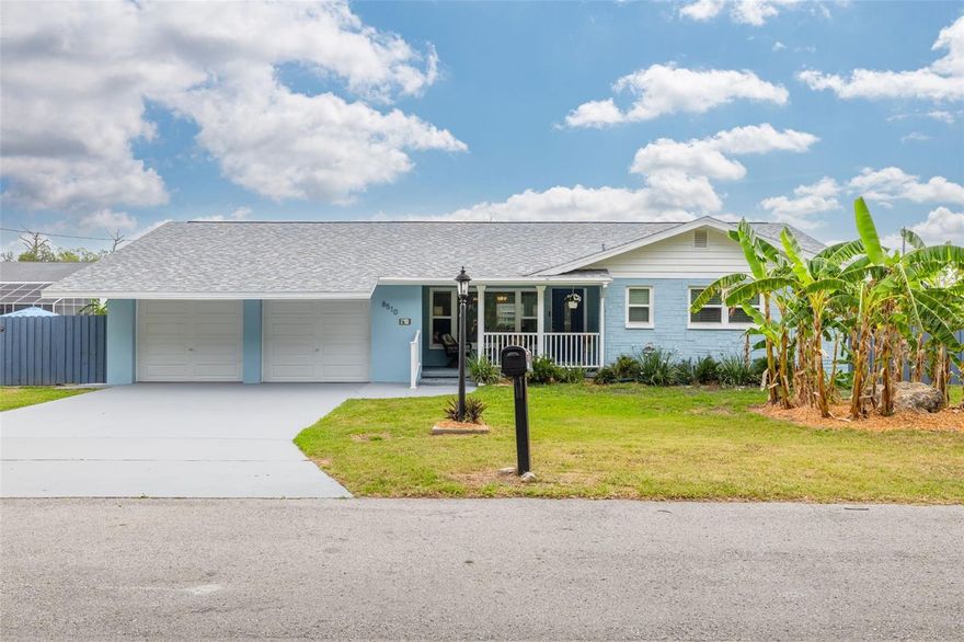 Welcome to your ultimate coastal retreat in the heart of Port Richey! This meticulously maintained 2-bedroom, 2.5-bathroom home sits on an expansive double lot just under a third of an acre, offering a rare blend of privacy and adventure. The interior features a spacious living and dining room combo that flows seamlessly into a cozy Florida room, anchored by a charming wood-burning fireplace. Major updates provide total peace of mind, including new windows (2019) with Kevlar protection covers to use during storms, a new roof (2023) and a new HVAC system (2021), notably, the interior of this home remained completely dry during previous area flooding. For the hobbyist, the oversized 2-car garage offers ample space for projects and storage.
Outdoor living is where this property truly shines. Step through elegant French doors to a massive screened-in lanai featuring a custom-built bar, perfect for entertaining. The fully fenced backyard is a private oasis, complemented by a separate south-side patio shaded by lush live fencing and a sparkling pool for those warm Florida afternoons. Boaters will be in paradise with a 2025 10k lb boat lift and a prime location that puts you in the Gulf of Mexico in less than 10 minutes or, as the locals say, just a "one-beverage boat ride" away.
Location is everything, and this home places you minutes from the vibrant energy of downtown New Port Richey, local theatres, and diverse shopping and dining. You are surrounded by the best of Florida’s natural beauty, from serene nature parks and natural salt springs to convenient boat ramps. With easy access to the expressway and some of the nation’s top-rated beaches reachable by both land and sea, this home isn't just a residence, it's a front-row seat to the best of the Gulf Coast lifestyle. At this price, this fantastic house will go quick. Get your showing booked while it is still available!