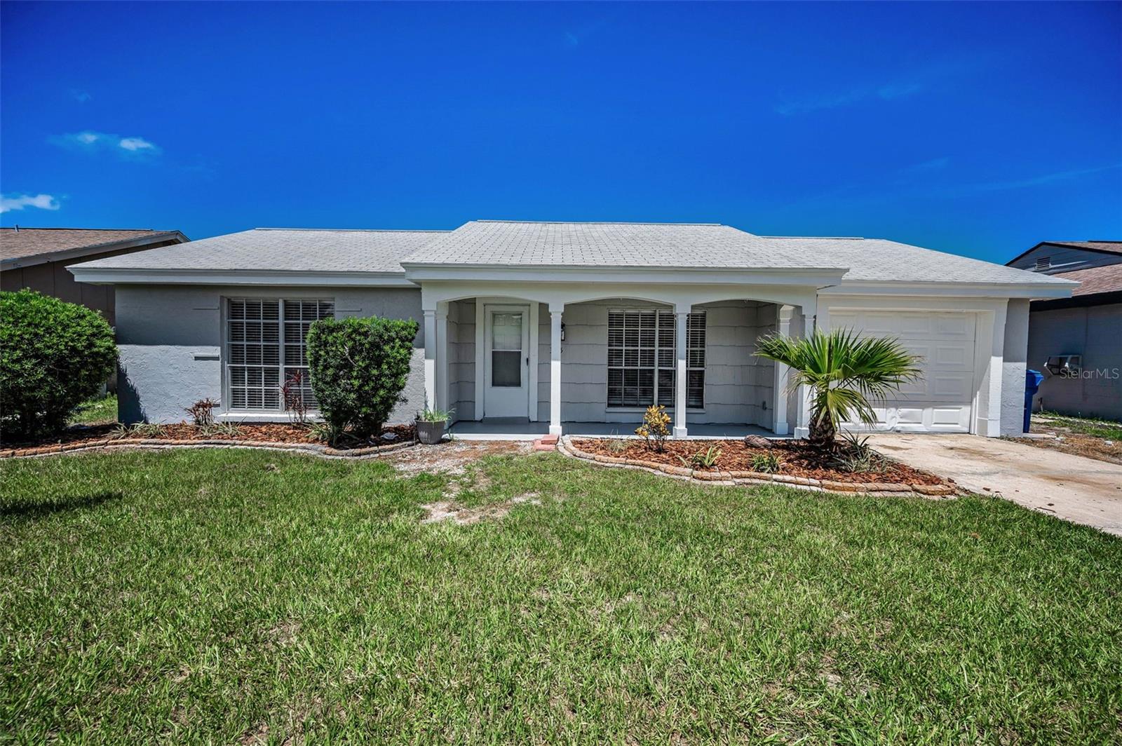 This beautifully updated home offers 2 spacious bedrooms and 1.5 bathrooms, including a convenient half bath located in the garage. Enjoy peace of mind with a freshly painted interior and exterior, giving the home a clean, modern look.
The kitchen has been completely renovated with brand-new cabinets, elegant quartz countertops, and new stainless steel appliances—perfect for cooking and entertaining. The main bathroom has been tastefully remodeled with contemporary finishes.
Relax or entertain in the enclosed back patio, and take advantage of the fully fenced backyard for added privacy and security. Situated in a convenient location close to shopping, dining, and major roadways, this home blends comfort, style, and practicality.
Don't miss your chance to make this move-in ready gem your own!