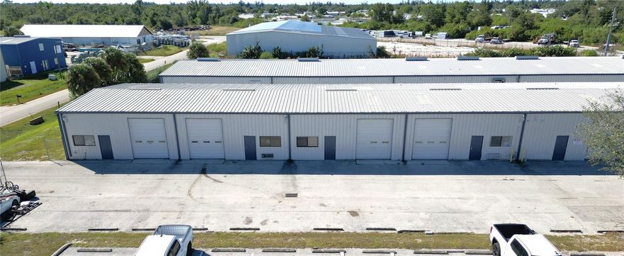 Units 1-4 available!

Currently split into 2 - 2,944 SF units for lease! Could be combined for a total of 5,888 SF.  

The units feature 2-man doors, 2 garage doors, a waiting area/office, restroom, and warehouse area. 

This building is located in Punta Gorda and is only 1.6 miles from I75!!