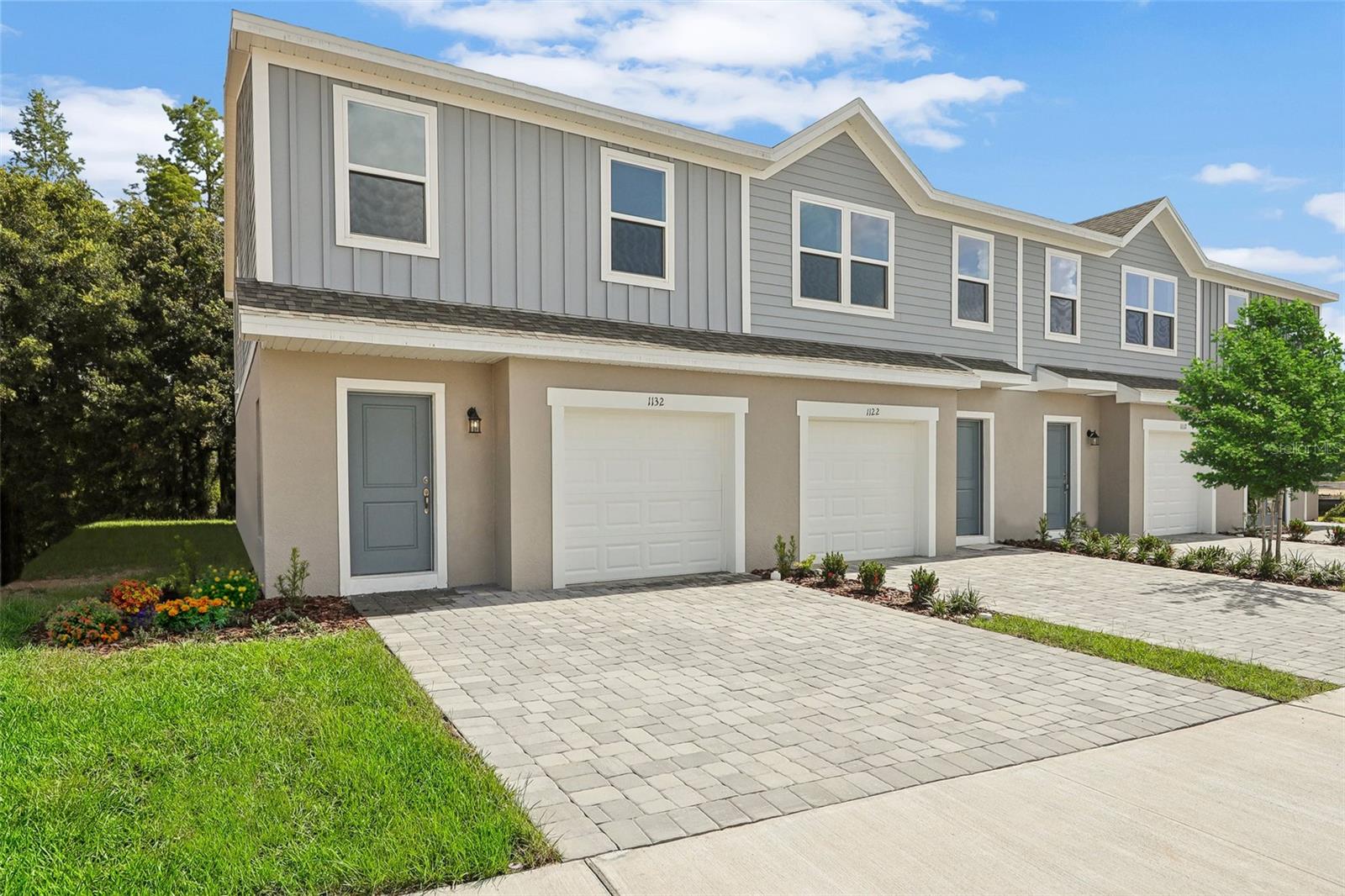 One or more photo(s) has been virtually staged. Under Construction. This private, gated community offers the perfect location at an affordable price. Located directly off Highway 27 and I-192 with quick access to I-4 and Highway 429, your commute will be a breeze. Just 8 miles from Disney World and close to many area attractions, you won't be far from all the action in the area. Need to run errands or stock up on groceries? No problem! Major grocery stores, restaurants, and shops in Posner Park and Champions Gate are just minutes away. If you want to maintain an active lifestyle and enjoy the outdoors, there are also several parks, golf courses, and outdoor recreation options nearby! At Bimini Bay, you can enjoy the tranquility that comes with living in a gated community while still being close to work and play. Experience the perfect combination of convenience, security, and low-maintenance living at Bimini Bay.
Stanley Martin presents the Rosalia, a new two-level townhome design with a smart open-concept layout, a one-car garage, and energy-efficient features ideal for both hosting and relaxing. On the first floor, enjoy a spacious kitchen with a walk-in pantry for extra storage, a dining area, a family room, and a powder room. Upstairs, discover a primary suite with a walk-in closet and double vanity, along with a conveniently located laundry room to avoid carrying clothes up and down the stairs. Utilize the two additional bedrooms upstairs for family members or guests. The Rosalia strikes a harmonious balance between low-maintenance living and the spaciousness of a single-family home.