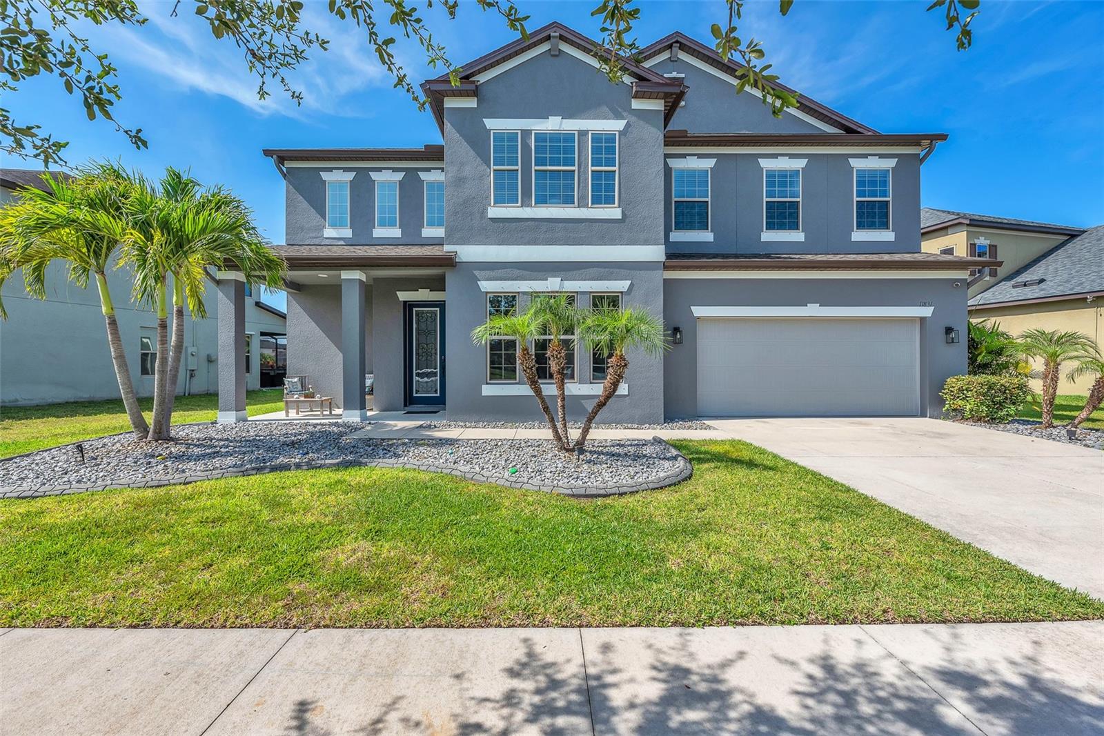 Better Than a Model Home – (1) Luxury Living in Gated Waterleaf!** (2) SELLER WILL HELP WITH CLOSING COSTS! (3) RESORT STYLR BACKYARD (4) NEW ROOF (5) UP GRADES THROUGH OUT (6) On POND (7) Outdoor Kitchen / Bar (8) Main Bedroom has Balcony .......
Welcome to paradise in the highly sought-after, gated community of Waterleaf! This extraordinary home offers beautifully upgraded living space with 5 bedrooms, 4 full bathrooms, a massive loft, and a 2-car garage all designed for luxury, comfort, and seamless indoor-outdoor living. Grand Entrance & Main Living Space. Step into a grand two-story foyer featuring a drop-down chandelier, elegant wooden staircase, custom wainscoting, and upgraded trim throughout. The open-concept layout seamlessly connects the living, kitchen, and dining areas, creating the perfect atmosphere for entertaining and everyday living. Formal dining room with custom mirror accent wall. Custom built-ins and an accent wall with built-in features in the great room. Dry bar with cabinetry and wine refrigerator. Custom decorative walls, upgraded lighting and custom blinds in every room. Backyard Oasis – Built to Impress! Step through three French doors to your jaw-dropping fully screened lanai, showcasing a one-of-a-kind resort-style outdoor retreat: Oversized saltwater sport pool (shallow 3’ ends, 6’ deep center)
Waterfall, splash pad, fountain and Lumineers or nighttime ambiance. 14-person spa with dedicated spa heater flowing into pool with separate pool heater. Outdoor kitchen featuring Blaze grill, fridge, ice machine, trash drawers, and beverage cooler. Covered by an Azenco electric pergola with automated louvers, rain sensors, and wind radar for storm protection. Smart-controlled trim lighting throughout the lanai and exterior. Smart ceiling fans, outdoor TV mount, and five access points to the pool area. This outdoor space is larger than any other lot approved by the HOA, offering extended dimensions for unmatched entertaining potential.
Brand new roof (April 2025) with transferable warranty
2022 A/C unit
Spray foam insulation, insulated garage doors,
Two high-efficiency water heaters
Low-E3 MI vinyl windows
Smart security system, smart lighting, indoor/outdoor sound system (controls throughout)
In-wall pest control, garage ceiling storage racks, and more!
Community Perks
Live in one of the area’s **award-winning** communities featuring:
Ultra-fast WiFi and streaming cable included
Resort-style community pool, clubhouse, basketball courts, playgrounds, dog parks, and walking paths
Close to top-rated schools, dining, shopping, and I-75 for easy commuting
Don’t Miss This Rare Opportunity!
With custom upgrades, luxury features, and smart home technology throughout, this home truly offers the best of everything. It’s more than move-in ready *it’s unforgettable
Schedule your private showing today—this one won’t last long!