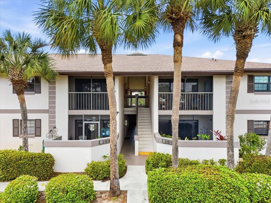 One or more photo(s) has been virtually staged. Welcome to this charming and well-maintained 2nd-floor condo located in the highly sought-after Oak Forrest community, perfectly positioned in the heart of Port Charlotte’s vibrant 55+ gated neighborhood. This light-filled residence offers an exceptional blend of comfort, thoughtful updates, and low-maintenance living—ideal for those looking to embrace an active yet relaxed Florida lifestyle.
Step inside to an inviting open floorplan enhanced by new luxury vinyl flooring throughout and fresh interior paint, creating a clean, modern feel with a seamless flow between the kitchen, dining, and living areas. Natural light fills the space, highlighting the home’s airy layout and welcoming atmosphere. The kitchen is both functional and stylish, featuring Formica countertops, newer cabinetry with updated hardware, stainless steel appliances, a decorative backsplash, and an abundance of counter and storage space. The breakfast bar opens to the main living area, making it perfect for casual dining, morning coffee, or entertaining guests.
The spacious living and dining areas have plenty of room to relax or host, and are further enhanced by a tray ceiling currently being installed, adding architectural interest and a refined touch to the main living space. Sliding glass doors lead to one of the home’s standout features—a private screened balcony. This peaceful outdoor retreat allows you to enjoy Florida’s beautiful weather year-round, whether you're sipping your morning coffee, unwinding in the evening, or simply enjoying the quiet surroundings.
The thoughtfully designed layout includes 2 generously sized bedrooms and 2 full bathrooms, providing both comfort and privacy. The primary suite serves as a relaxing retreat, complete with ample space, an en-suite bathroom, and a walk-in shower. The guest bedroom is also well-sized and conveniently located near the second full bathroom, making it ideal for visitors or additional living space such as a home office or hobby room.
Additional features include an in-unit laundry area tucked neatly into a hallway closet for convenience, a water heater replaced in 2022, and updated electrical components, offering added value and peace of mind for future owners. The home’s updates and improvements make it truly move-in ready.
Oak Forrest is a gated, pet-free 55+ community known for its well-maintained grounds and welcoming atmosphere. Residents enjoy access to a clubhouse for social gatherings and events, a community pool for relaxing and soaking up the Florida sunshine, and sidewalks throughout the neighborhood for leisurely walks and staying active.
Location is a true highlight, with easy access to major roadways including US-41 and I-75, making commuting and travel a breeze. You’ll be just minutes from a wide variety of shopping, dining, medical facilities, and everyday conveniences, while still enjoying the tranquility of a peaceful residential setting. The area also offers close proximity to parks, golf courses, and the stunning Gulf Coast beaches, allowing you to fully experience everything Southwest Florida has to present.
Whether you’re searching for a full-time residence, a seasonal escape, or an investment in a desirable 55+ community, this beautifully updated condo presents a wonderful opportunity to enjoy comfort, convenience, and community all in one place. Thoughtfully improved and meticulously maintained, this home is ready for its next owner to move in and enjoy.