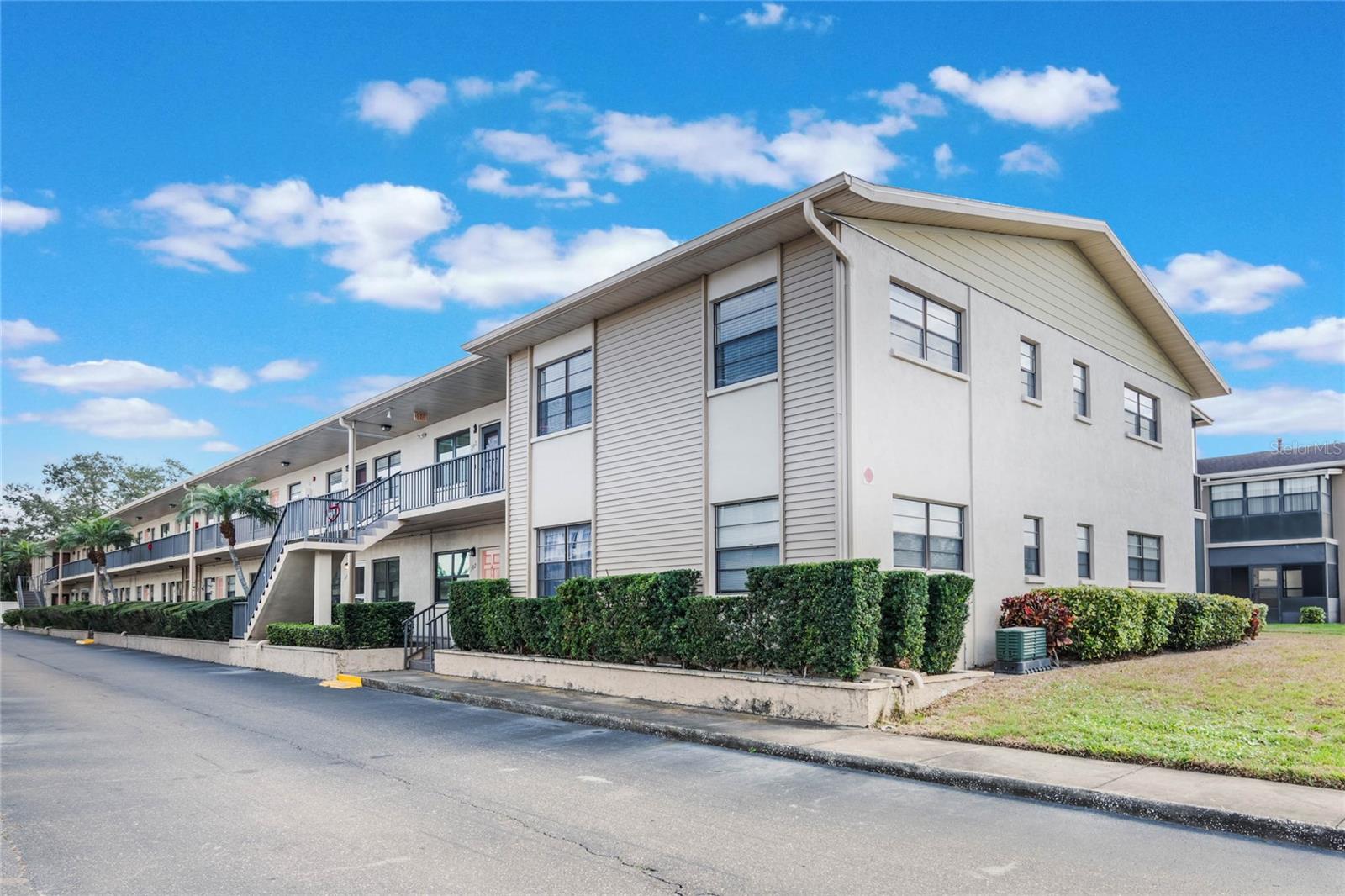 This 2-bedroom, 2-bathroom condo on the second floor offers a perfect balance of modern comfort and convenience. The unit features newer appliances, including an upgraded electric stove, and stands out with the rare benefit of having an in-unit washer and dryer. A newly remodeled stall shower with handrails combines elegance and safety. Other highlights include a fully finished lanai with extra lighting, recessed lighting throughout, and an upgraded electrical panel for added functionality. The condo is equipped with hurricane-proof windows throughout, including those on the lanai, ensuring peace of mind. As of November last year, the building received a brand-new roof, adding even more longevity to this property. Located in a vibrant 55+ community, residents have access to six pristine pools for relaxation or exercise. Additionally, the condo is approximately 3 miles from the beautiful bay, offering easy access to waterfront activities and breathtaking views. With stylish tile flooring, a reserved covered parking space, and its close proximity to the bay, this condo is the ideal coastal retreat. Don’t miss the opportunity to own this beautifully upgraded home in a highly sought-after location!