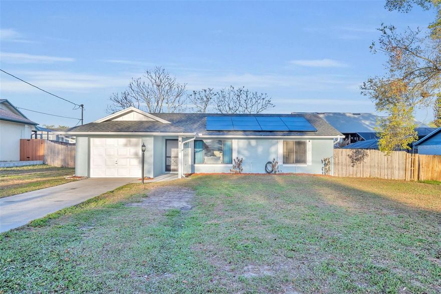 With a new HVAC system, roof, and solar panels all installed in 2022, this charming 2-bedroom, 2-bathroom pool home is ready for its next owner. The open floor plan creates a bright and welcoming space, and the home also features a versatile bonus room—perfect for a home office, hobby space, or guest area. Whether you're a first-time homebuyer or a retired couple looking to enjoy easy living, this home offers comfort and value. Contact us today to schedule your appointment!