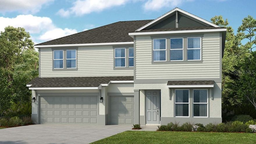 Under Construction. What's Special: No Rear Neighbors | Conservation View | Close to Trails. New Construction – November Completion! Built by America's Most Trusted Home Builder. Welcome to the Key West at 10898 Eclipse Street in Cassia at Skye Ranch! This two-story floor plan offers 5 bedrooms, 4.5 bathrooms, and a 3-car garage, blending everyday function with space to unwind. A study near the entry provides flexibility for a home office or quiet sitting area. The heart of the home features a generous great room that flows into the dining area and modern gourmet kitchen with an island, all opening to a covered extended lanai for effortless indoor/outdoor living. A first-floor guest room with ensuite bath and a separate powder room add convenience. Upstairs, you’ll find three additional bedrooms, including a bedroom suite, a shared bath, and a centrally located laundry room. The spacious primary suite is a true retreat with a luxurious deluxe bath, walk-in closet, and adjoining retreat space. Skye Ranch sits in a prime Sarasota location at Clark and Lorraine Roads, offering a vibrant setting with access to the Skye Ranch K-8 school. The community preserves natural beauty with grand oaks, palms, wetlands, lakes, and native wildlife. Miles of trails connect you to nature, parks, and exceptional on-site amenities. Additional Highlights Include: study in place of flex, covered extended lanai, first floor powder room, deluxe primary bath, tray ceilings, whole house stair rail with painted spindles, gourmet kitchen, whole house impact windows, 8' interior doors, pre-plumb for future laundry tub, pocket sliding glass door at great room, outdoor kitchen rough in plumbing. MLS#A4688338