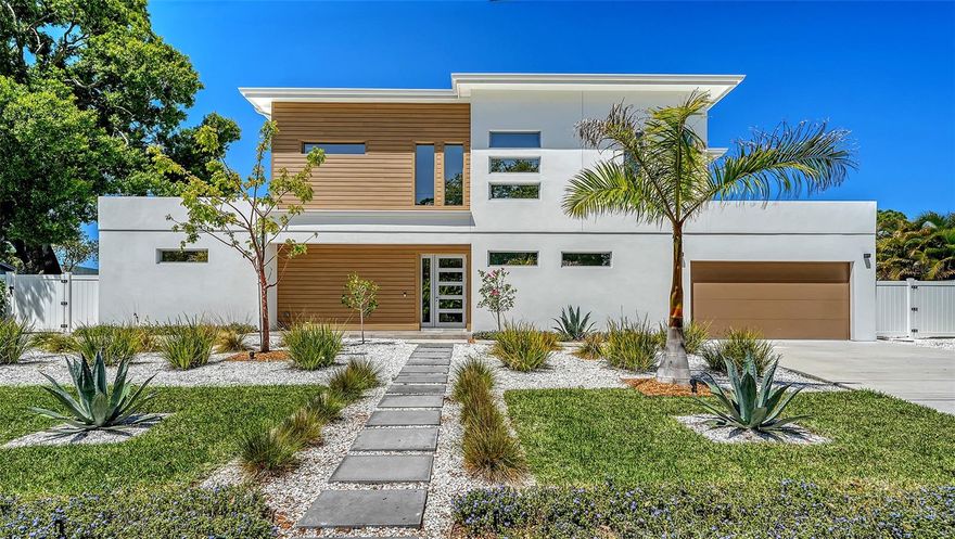 Now presenting a stunning new construction residence in Arlington Park, built by Courtyard Modern Development, where modern design, functionality, and Sarasota luxury lifestyle come together seamlessly. This exceptional two-story home offers 6 bedrooms, 7 full bathrooms, and approximately 3,574 sq ft of living space, thoughtfully designed to deliver both elegance and comfort in every detail. The first level welcomes you with an open-concept layout featuring a spacious living room, dining area, and chef-inspired kitchen, complemented by a walk-in pantry and dedicated laundry room. The primary suite is conveniently located on the main floor, offering privacy and comfort, complete with a large primary bathroom and large walk-in closet. Builder will design a custom closet configuration to reflect the future homeowner's personal needs. An additional guest bedroom with en-suite bath is also located on this level. In addition, enjoy the convenience of a full bathroom that opens to the pool area. The second level features four generously sized bedrooms, each with its own en-suite bathroom and large closets, providing ultimate privacy and convenience for family and guests. Step outside and experience true Florida living with a private pool and spa, expansive outdoor areas including a large covered balcony overlooking the pool, a planned outdoor grill space, perfect for entertaining or relaxing year-round. You will also enjoy the beautifully and thoughtfully designed landscaped  yard. Additional features include a 2-car garage and extended driveway. Zoned for the A-rated , this home is ideally located just minutes from Downtown Sarasota, Sarasota Memorial Hospital, Siesta Key Beach, and Southside Village. This is your opportunity to enjoy a home perfectly blending luxury, location, and lifestyle.