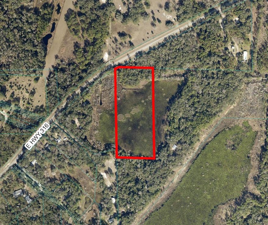 10 ACRE PARCEL IN NORTHEAST MARION COUNTY, ZONED A-1, AND READY FOR YOUR NEW HOME !!! APPROXIMATELY 2 ACRES OF THE PROPERTY IS BUILDABLE, PERFECT FOR YOUR NEW HOME, AND THE REST OF THE PROPERTY IS POND/WATER. GREAT COUNTRY LIVING, AND ONLY 15-20 MINUTES TO DOWNTOWN OCALA. QUICK ACCESS TO HIGHWAY 301, AND CLOSE TO ALL OF THE GREAT FEATURES THAT THE OCALA NATIONAL FOREST HAS TO OFFER. COME CHECK IT OUT !!!