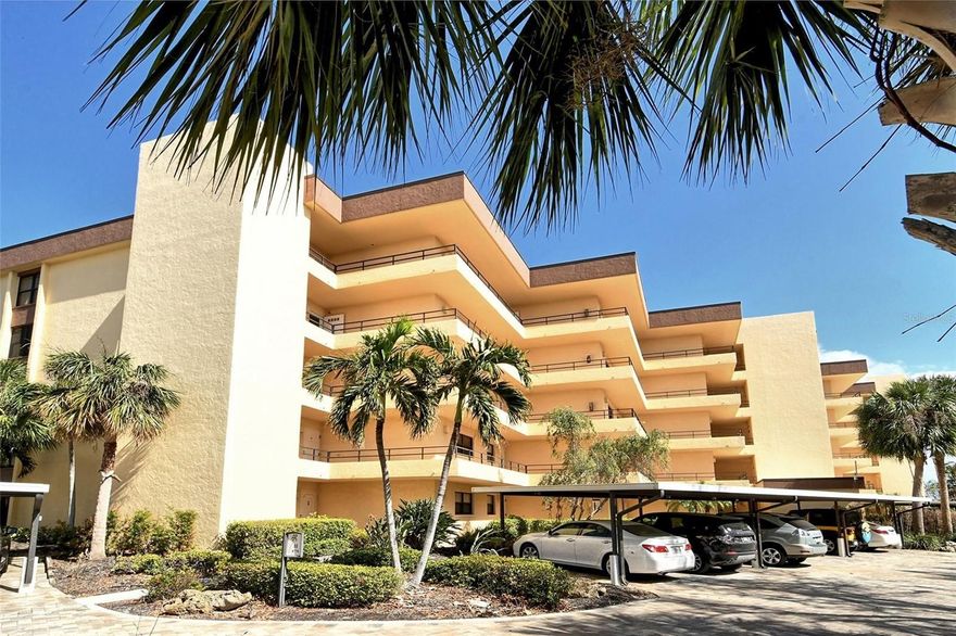 Turnkey Furnished residence at Island Reef with two bedrooms and two baths.  Laundry in residence. Furnished! Carport! island Reef is a serene waterfront community, one of the few gulf to Bay Community that offers many desirable amenities including: Beach, Boat Docks (lifts allowed), Two lit Tennis Courts, Pickleball, 2 Fitness Rooms, Kayak storage, Library, Billiards, Game room, Clubhouse, two Heated Pools, and Gas grills.

PET FRIENDLY!

Tropical Gardens add to the appeal of Island Reef and this wonderful community is close to two of Siesta Key's popular restaurants. Complimentary trolley to Siesta Beach, Siesta Village for dining, shopping, ice cream, mini donuts, cut brunch spots and dancing and live music every night of the week.