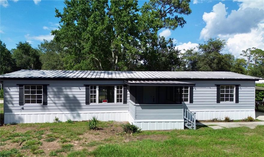 Welcome to this beautifully renovated 3-bedroom, 2-bath gem on a spacious corner lot in the heart of Silver Springs! This move-in ready home features a brand-new electrical panel, new plumbing, new hot water tank, updated AC/heat system, stunning new kitchen, fresh flooring, and elegant bathrooms with granite finishes — offering you worry-free living for years to come.
Relax on your screened Porch and soak in the peaceful surroundings. Just minutes away, explore the world-famous Silver Springs State Park with its iconic glass-bottom boat tours, kayaking, nature trails, camping, and more outdoor adventures. You’ll also love the quick access to Ocala National Forest, local trails, and charming spots for dining and recreation.

Don’t miss this perfect blend of modern updates and nature-filled lifestyle — **Seller offering  $2,000 credit towards buyer closing cost.