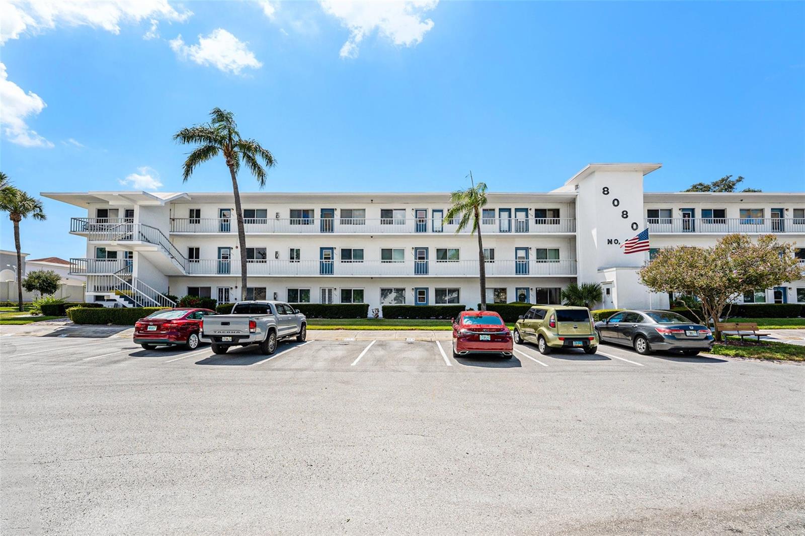 Welcome to this beautifully maintained condo featuring tons of natural light, an open floor plan, and generously sized bedrooms with ample closet space. The enclosed lanai offers the perfect spot to relax year-round, and you’re just a short, scenic walk over the wooded bridge to the pool and spa area.
This active 55+ community offers an incredible lifestyle at the Peacock Center, where you can enjoy water exercise in the year-round heated pool, shuffleboard, billiards, a variety of card games, and Silver Sneakers fitness classes. Special events bring neighbors together, including live music dances, potluck dinners, pancake breakfasts, craft fairs, and festive holiday celebrations for St. Patrick’s Day, Easter, and July 4th.
If you don’t drive, simply hop on the free community bus to local shopping, dining, and essentials. Conveniently located close to everything you need, this home is perfect for those seeking comfort, convenience, and a warm sense of community.