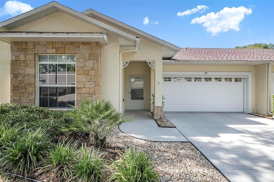 Welcome Home to your Private Oasis at Arbor Trace in sunny Palm Coast, Florida!  This exceptional 3BR/2BA, two-car garage condo offers a perfect blend of style and comfort!  Enjoy effortless living with a mix of HARDWOOD and TILE throughout (No Carpet) that creates a warm and inviting ambiance. Plus, there is a mini-split AC in the garage for year-round climate control. This rare gem features SPACIOUS Kitchen, designed for culinary enthusiasts, with ample cabinetry, counter space, and an open concept design that connects seamlessly to the living room and dedicated dining area, perfect for entertaining or enjoying family meals. Step into an extraordinary SUNROOM bathed in natural light. Magnificent Suntubes cascade sunlight, creating a vibrant atmosphere. Expansive volume ceilings, lush plant shelves, and ample storage transform this space into a haven for relaxation or creativity. 

Low-Maintenance condo living…Conveniently located, this condo is just a short walk to the community POOL and CLUBHOUSE, offering residents a range of recreational amenities. Just minutes to Flagler Beach, scenic trails, and beautiful Golf Courses nearby. Plus, with easy walking access to Island Walk shopping plaza, a variety of restaurants, and essential medical facilities, all your needs are just around the corner. Don’t miss the chance to own this remarkable home in one of the most sought-after neighborhoods. Schedule your private showing and make it yours today!!