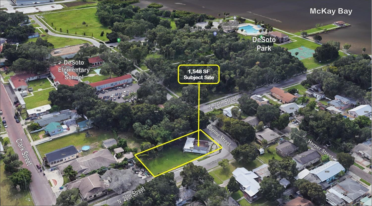 Available: 1,548 SF space for lease in expanding Palmetto Beach/ Ybor City. Situated at the intersection of N. 26th Street and Corrine Street, this space offers great frontage, signage and visibility. There is onsite parking as well. A great neighborhood location that boasts lots of neighborhood traffic to and from the nearby park and school. The area is experiencing tremendous growth of commercial and residential development and would be a fantastic site for your new business, expansion or relocation site.
Highest and Best Use: retail storefront or creative space. Call today for additional Details!