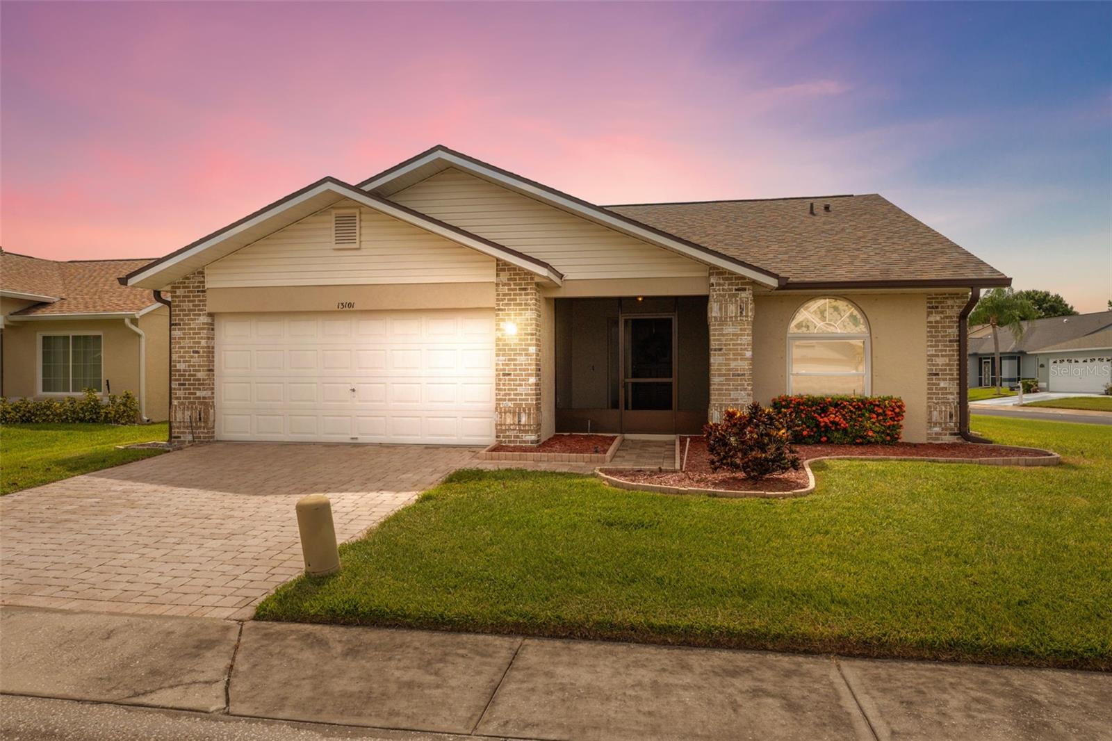 Welcome to 13101 Gaillard Place -located in the Villas on the Green community in Riverview. This active adult community is one of Riverview's best kept secrets. Homes are rarely available in this tucked away serene community. This well-maintained and freshly painted 2 bedroom, 2 bathroom home offers a spacious and inviting layout with a large extended lanai, inside laundry room, and a spacious kitchen. This home offers the perfect blend of comfort and convenience being located just minutes from shopping, dining, medical facilities, major highways and the premier Summerfield Crossings Golf Club. Enjoy a wide range of recreational options including shuffleboard,refreshing community pools and the VOG cabana for bingo or mahjong PLUS all the amenities in the summerfield community center. This low maintenance HOA community includes cable, internet, lawn mowing and maintenance, exterior house painting and so much more! Don't miss out on the opportunity to make this home yours!