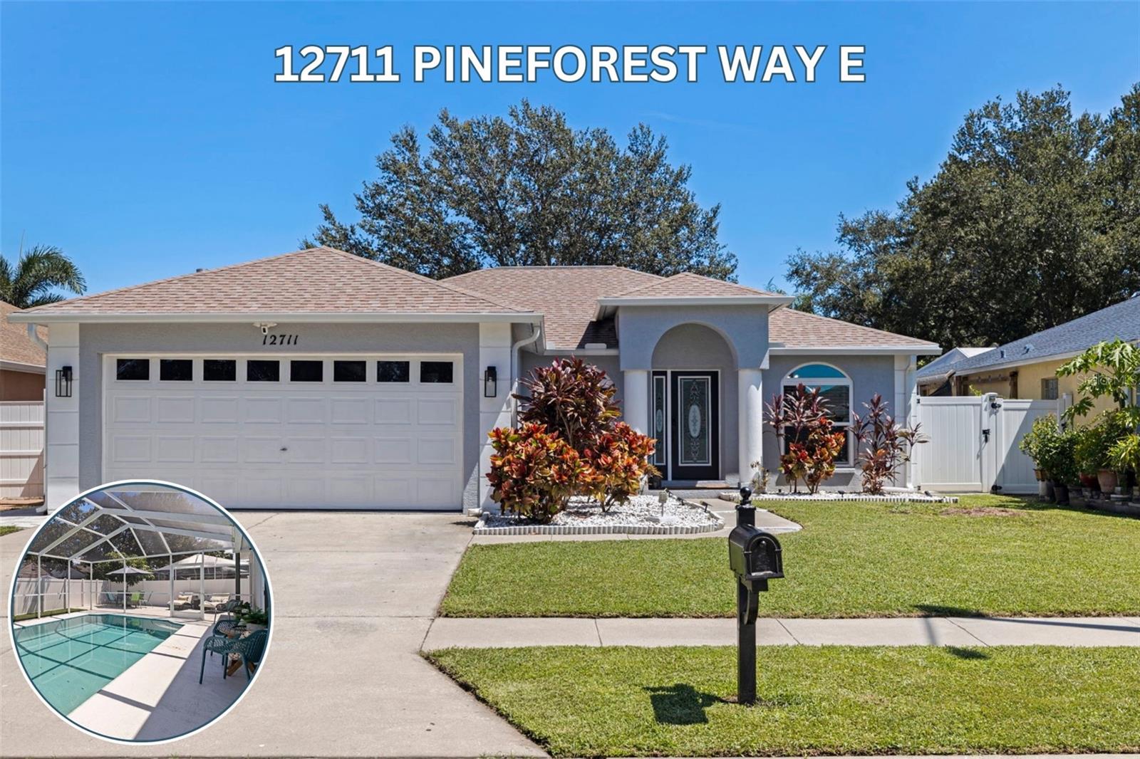 Welcome to your dream home in the highly desirable Pineforest community, a quiet, deed-restricted enclave of just 76 homes in the heart of Largo. This beautifully updated 3-bedroom, 2-bathroom residence offers 1,496 sq. ft. of living space and has been meticulously maintained inside and out. From the moment you arrive, the freshly painted exterior, offering updated doors, windows, and elegant, low-maintenance landscaping set the tone for the modern comforts within.
Step inside to a bright and open split floor plan with vaulted ceilings, recessed lighting, and stylish, allergen friendly updates throughout like all carpet free flooring. The kitchen features granite countertops, modern cabinetry, and a seamless flow into the main living areas making it perfect for entertaining. The spacious living room opens to the pool area through large sliding doors, creating the ultimate indoor-outdoor connection.
The primary suite boasts soaring ceilings, its own slider to the pool, two closets, a generous walk-in and a large secondary closet, and a spa-like bath with a double vanity, garden tub, and separate shower. Two additional bedrooms share a well-appointed guest bath and offer plenty of space for family or guests.
Enjoy Florida living at its finest in your private backyard retreat. The saltwater pool is enclosed with a recently re-screened lanai and surrounded by beautiful newly installed pavers that wrap both sides of the home and extend into a large entertaining area, providing room for loungers, an outdoor dining table, and a grill, ideal for gatherings or quiet evenings under the stars. Artificial turf in the back yard keeps upkeep to a minimum, giving you more time to relax and soak up the sun.
Additional upgrades include a new roof (May 2023), gutters with leaf guards, a white PVC fence, and a two-car garage equipped with a 240-volt outlet, perfect for charging an electric vehicle or powering heavy equipment. Best of all, this home sits in a no-flood zone, offering peace of mind along with its long list of modern comforts. All community governing docs including bylaws and any updates to documents can be found at http://www.pineforesthoa.org. Click on the “governing documents” tab on the left side of the screen to review.
Prime Largo location with easy access to shopping, dining, top-rated schools, and just minutes from the Gulf beaches. This Pineforest gem is updated, move-in ready, and packed with upgrades. Schedule your private showing today!