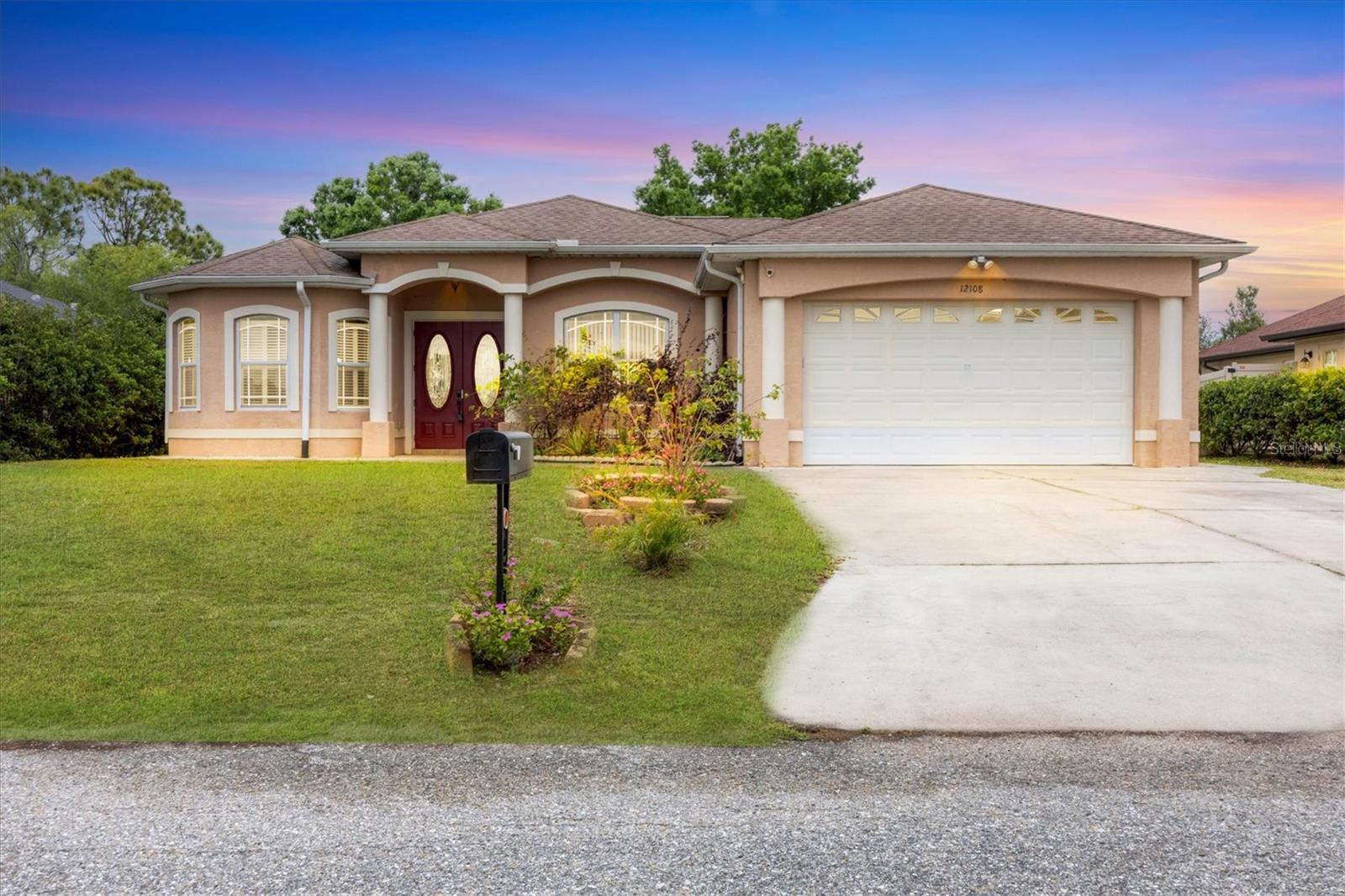 Welcome to a great opportunity to own the home of your dreams in the desirable city of North Port, Florida. Situated in a vibrant and thriving community minutes away from Warm Mineral Springs, this property promises a lifestyle filled with abundant sunshine, natural beauty, and coastal charm. EXECUTIVE CUSTOM built 3BD, 2BA, OVERSIZED 2 car garage, 2,849 sq. ft. total HOME in a tranquil setting with exceptional privacy as it backs up to Deer Prairie Creek Preserve. Enchantment begins the moment you enter through GLASS ETCHED DOUBLE doors: SUPER HIGH 12’ CEILINGS, classy BRAND NEW FLOORING, CROWN MOLDING, DOUBLE-LAYED HIGH-END ceiling fans w/remote control, 8’ interior doors, and custom blinds. Splendor continues in this DREAM kitchen w/TALL SOLID WOOD CABINETS, PULL-OUT DRAWERS for pots & pans, GRANITE counter tops, GRANITE back-splash, SS APPLIANCES, a BREAKFAST BAR & very tall CLOSET PANTRY. Separate BREAKFAST NOOK w/EXPANSIVE AQUARIUM GLASS window for those kick back morning coffee's. The extended master retreat is VERY SPACIOUS & the BEST w/the slider to lanai, OVERSIZED HIS & HERS CLOSETS, master bath w/double GRANITE VANITIES, a large ROMAN shower & LINEN closet. Cozy FLORIDA ROOM w/ a total of 720sqft featuring TILE FLOORING, SLIDING VINYL WINDOWS & storage room is good to RELAX & ENTERTAIN your guests. SECURITY system Always have privacy; no neighbors behind! Quiet, peaceful neighborhood but close to everything: minutes away from shopping, restaurants, beautiful sandy beaches, great schools, golf courses, I-75, & more. FULL PRIVACY! EXTRA LARGE LANAI! NOT FLOOD ZONE! NO HOA OR CDD! Nestled in the heart of North Port, this home benefits from its prime location, offering easy access to an array of amenities and attractions. Discover the nearby pristine Gulf beaches, where you can bask in the sun, partake in water activities, or simply relish the tranquility of the ocean. Embark on nautical adventures from the conveniently located marinas, allowing you to explore the region's captivating waterways and nearby islands. Fishing enthusiasts will delight in the world-class fishing opportunities, while golf aficionados can indulge in a variety of renowned golf courses. North Port is known for its thriving shopping and dining scene, featuring a diverse range of retail centers, boutiques, and restaurants. Immerse yourself in the vibrant downtown area, boasting charming shops, art galleries, and entertainment venues. The city hosts numerous cultural events, festivals, and community gatherings throughout the year, ensuring there's always something exciting happening.North Port also boasts excellent educational institutions, reliable medical facilities, and convenient transportation options. The city's welcoming community and strong sense of belonging make it an ideal place to establish roots and create lasting memories. Do not miss out on this exceptional opportunity to craft your dream home or invest in a prime location. Schedule a showing today and begin envisioning the endless possibilities offered by this remarkable property! Experience the best that Florida living with nearby beaches, golf courses, and outdoor recreational activities just a short drive away. Don't miss out on the chance to own this extraordinary home.