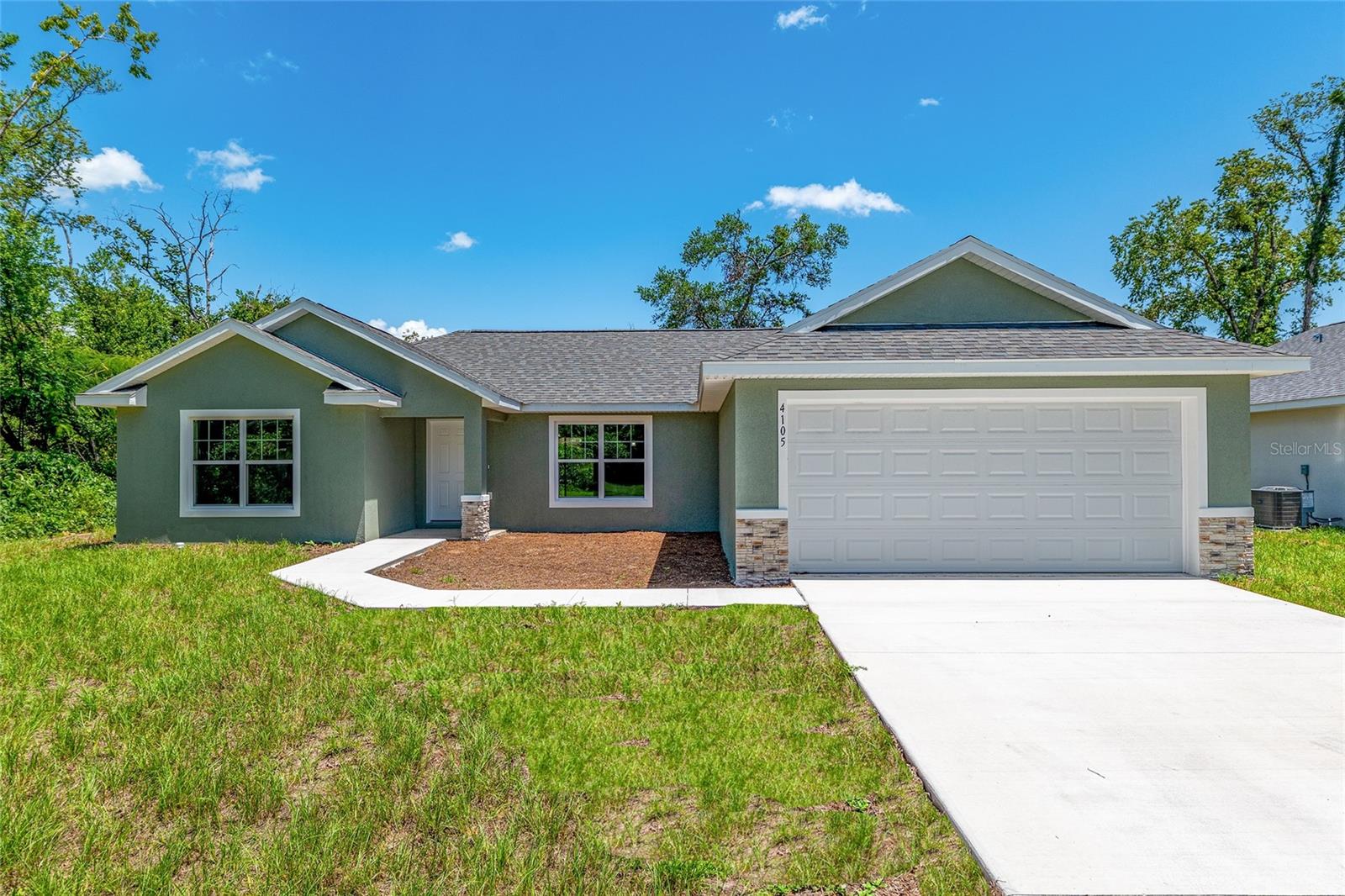 One or more photo(s) has been virtually staged. Fractional Ownership. MOVE IN READY!! Beautiful new construction home in Citrus Springs! Located close to trail heads, river access, and much more. Luxury Plank Vinyl flooring throughout all living and common areas, tile in bathrooms, and carpet in the bedrooms. Open floor plan with dining area and eat-in kitchen, all done in neutral, pleasing colors. Inside laundry with W & D hook-ups. Walk-in closet in Master bedroom and large vanity with double sinks in master bath. Stainless steel appliance package in the kitchen. Cabinets are white shaker-style with light luxury granite countertops. Please see attached documents from Builder (Builders Contract Addendum & Warranty) Actual photos are currently unavailable. Any photos depicted are for illustration purposes only and only to show layout. Floor plan displayed is our standard plan and garage orientation may vary on actual home. Interior and exterior colors, finishes, and garage orientation will vary for actual home. Information is deemed correct, but no guarantee made. Any dimensions listed are approximate.