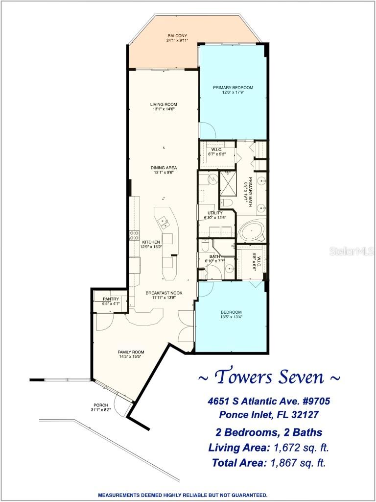 TOWERS AT PONCE INLET TOWER 07 CONDO - Residential
