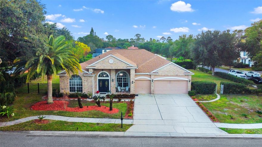 Beautifully updated 5-bedroom, 3-bath home on a rare half-acre corner lot in the exclusive University Estates community—less than 2 miles from UCF. With 2,882 sq ft of living space, including a full mother-in-law suite, and a private pool with a waterfall for the perfect Florida relaxing weekends or hosting family and friends, this property offers the ideal blend of space, privacy, and modern upgrades. Step inside to find fresh paint on every wall, new baseboards throughout, and custom closets in every bedroom, giving the home a clean, elevated feel. The main living areas flow seamlessly and offer multiple spaces for entertaining and everyday comfort. The kitchen features an upgraded smart sink, modern fixtures, and plenty of counter space. All bathrooms include new upgraded sinks, adding a stylish and contemporary touch. Outside, the property sits on a hard-to-find 0.5-acre corner lot, surrounded by mature landscaping that has been thoughtfully cleaned up and refreshed. The large lot provides ample space for pets, play, gardening, or future outdoor enhancements. Located in one of the most desirable areas near UCF, University Estates offers the feel of a private community while being just minutes from shopping, dining, major highways, and top-rated schools.