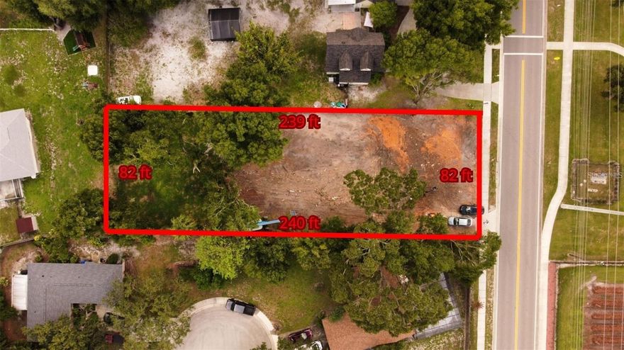 Prime vacant land on E Orlando Ave, directly across from an elementary school. The lot is already cleared and ready to build your dream home. Excellent location with great visibility and easy access to major roads and nearby amenities.