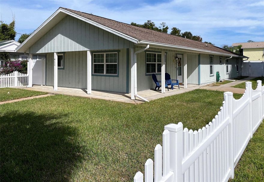 Beautiful New Smyrna Beach home between US 1 and the river on a 50x150 corner lot! 2 blocks to Riverside Drive with a short walk to Canal Street shops. Spacious bedrooms, open & bright living area, impact resistant windows throughout home. (2) Car Garage with laundry area, alley access, fully fenced in yard. ;Water: City