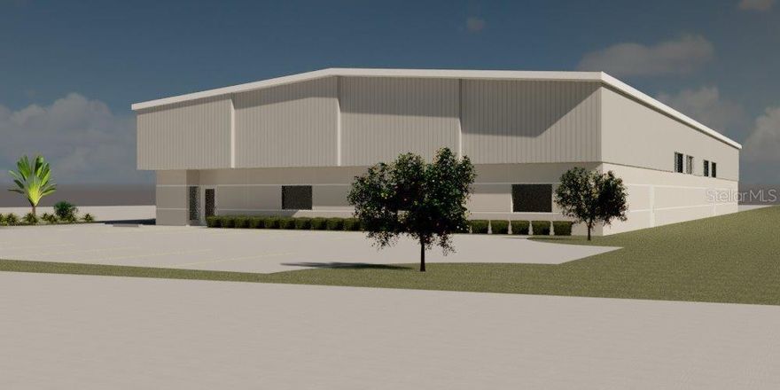 Pre-Construction. To be built. 14,080 sq. ft. Pre-engineered Metal Building with shared truck well in Parktowne Industrial Center, part of the largest contiguously industrially zoned area in Volusia County.  Building can be completed in 6 months.  Buyer will be able to customize building for individual needs; such as cranes, office space, etc.  One of a 4 building site plan.  Two other buildings also available with an area of 14,080 sq. ft. and 16,000 sq. ft. with shared truck wells.  Located between I-95 and US-1, 3.5 miles from I-95 interchange.