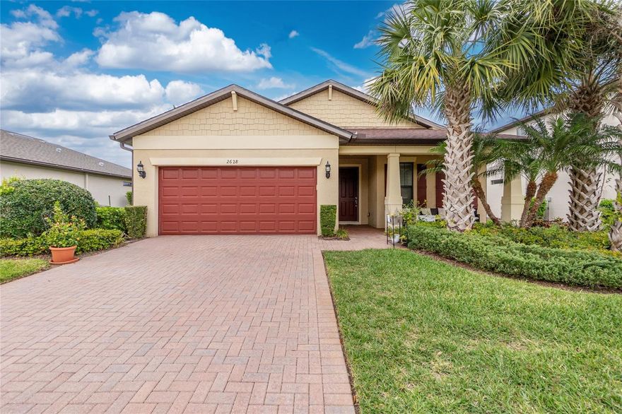 PRICE IMPROVEMENT!!  Charming 4-Bedroom Home in Cedar Grove – Move-In Ready! Welcome to 2628 Sherman Oak Dr, North Port, FL—a stunning 4-bedroom, 3-bathroom home in the serene community of Cedar Grove. Built in 2016, this 1,955 sq. ft. single-family home offers a perfect blend of modern convenience and comfortable living. Step inside to an open-concept layout designed for both entertaining and everyday life. The beautifully appointed kitchen features a large island with seating, stainless steel Whirlpool appliances, granite countertops, a closet pantry, and solid wood cabinetry—a perfect combination of style and functionality. Flowing seamlessly from the kitchen, the spacious living and dining areas create an inviting atmosphere for gatherings. The primary suite is a private retreat, complete with a walk-in closet and an ensuite bathroom featuring a dual-sink vanity, granite countertops, and a glass-enclosed walk-in shower. A standout feature of this home is Bedroom #4, which includes its own ensuite bathroom and walk-in closet, offering extra comfort and privacy for guests or family members. The additional bedrooms provide flexibility for guests, a home office, or hobbies. Enjoy the convenience of a 2-car garage and an inside laundry room with a washer and dryer included. Outside, the low-maintenance lifestyle awaits—your low HOA fees cover lawn mowing, mulching, trimming, edging, and irrigation, so you can relax and enjoy all that Cedar Grove has to offer. Take advantage of fantastic community amenities, including a refreshing pool and playground. This prime location provides easy access to I-75, shopping, dining, entertainment, beautiful Gulf Coast beaches, golf courses, and top-notch fishing spots. Sports fans will love being just 30 minutes from the Braves Stadium in Wellen Park. Don't miss out on this incredible home—schedule your private tour today!
