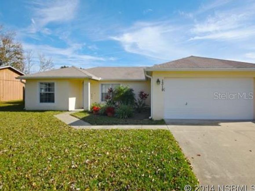 Lovely Florida Shores Pool Home.  Three bedroom, two bath, split plan.  Bamboo and tile flooring throughout.  Vaulted ceilings.  Upgraded guest bath with silestone countertops.  Double vanities with shower and garden tub in master bath.  Large walk in closet.  Pool and spa surrounded by cool decking along with pavered pathways.  Lovely landscaping and fenced yard.  Two car garage.  Separate laundry room off kitchen area. ;Water: City