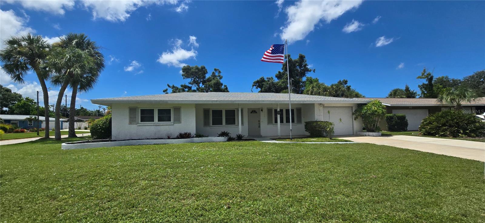 Step back in time with this charming 2-bedroom, 2-bath home in the desirable Southgate subdivision. Nestled on a private corner lot, this home is ready for its next chapter. You can embrace the unique retro vibe and move right in, or use it as a blank canvas to create the modern home of your dreams. Enjoy peace of mind with a newer roof, HVAC, and water heater, as well as upgraded windows for energy efficiency and comfort. This is a rare opportunity to own a piece of a classic neighborhood with the freedom to make it your own.