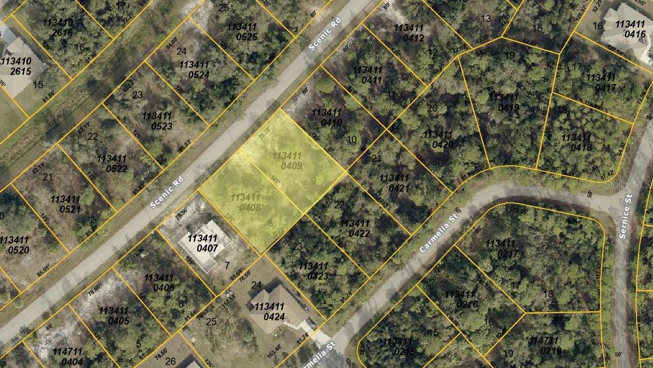 Nice opportunity, 2 side by side building lots in North Port for a total of approximately 20,000 square feet if purchased together. Price reflects per lot pricing. Second lot can be located at MLS #C510514. This New Home Site is located in the eastern section of North Port. This property sits just north of Hillsborough Blvd., and east of Atwater Dr. You will find this is a great location, is less than 5 miles northeast of the Port Charlotte Town Center, for all your shopping, dining and entertainment needs! North Port is best known for: excellent fishing, boating and golfing, with pristine gulf beaches close by! This area of North Port is located midway between Sarasota to the north and Ft. Myers to the south. Build or invest, as now is a great time! LOT 8 and 9 BLK 1104 23rd ADD TO PORT CHARLOTTE