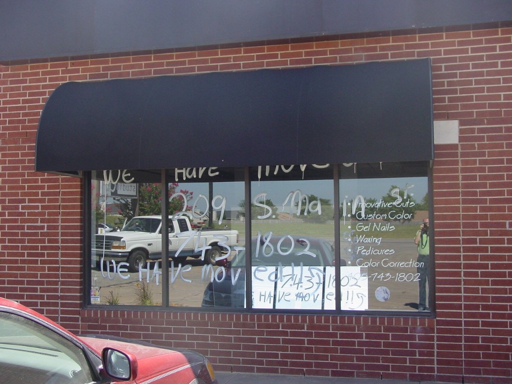 Exterior view of brick siding