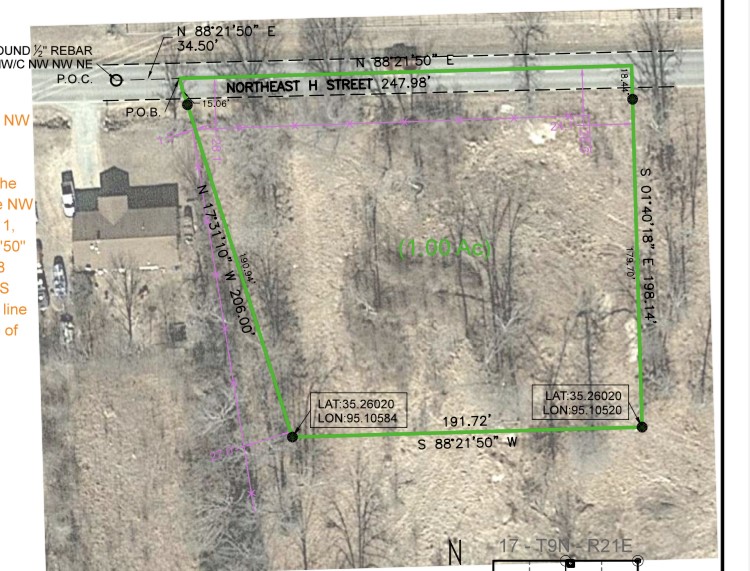 Photo 1 of 2 — NE H Street, Stigler, OK 74462