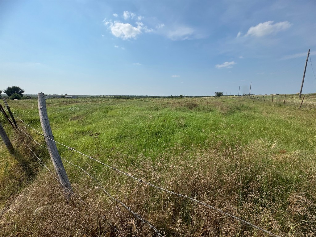 View of yard featuring a view of countryside