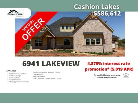 6941 Lake View Court, Cashion, OK 73016 - MLS#: 1153994