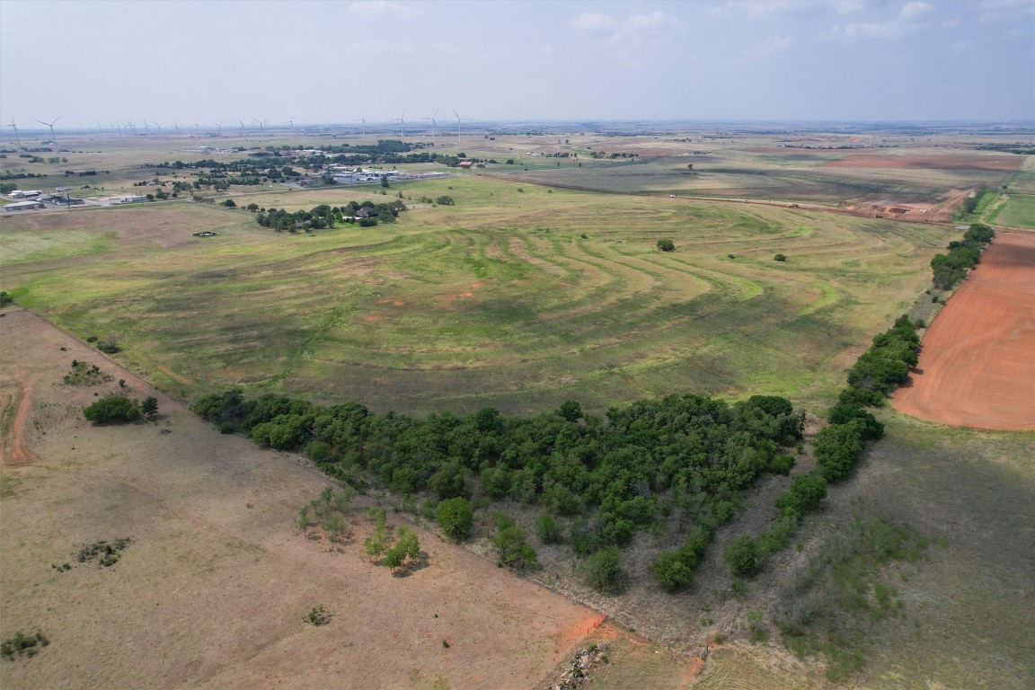 Drone / aerial view with a rural view